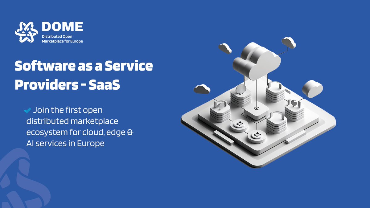 👋 Hey #SaaS providers — ready to grow in 🇪🇺 Europe?
Join #DOMEMarketplace, the EU-backed platform connecting trusted Cloud &amp; Edge services with real demand.
🔒 Certify compliance &amp; data sovereignty
🏛 Reach public + private EU buyers
Start scaling now 👉 dome-marketplace.eu