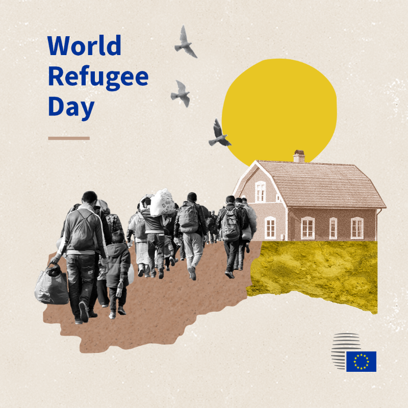 #WorldRefugeeDay - today we honour those who have been forced to flee their homes.

The EU is working to build an effective, safe, and humane migration and asylum policy that protects those in need. 
How? 👇
europa.eu/!DPDPHJ