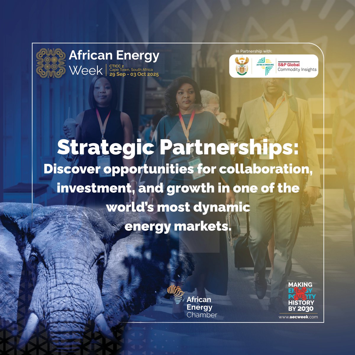 Be Part of Africa’s Energy Future, Secure Your Delegate Pass for #AEW2025

The countdown is on for #AEW2025, returning to #CapeTown from 29 September – 03 October, and this year promises to be bigger, bolder, and more transformative than ever.

Join heads of state, ministers,
