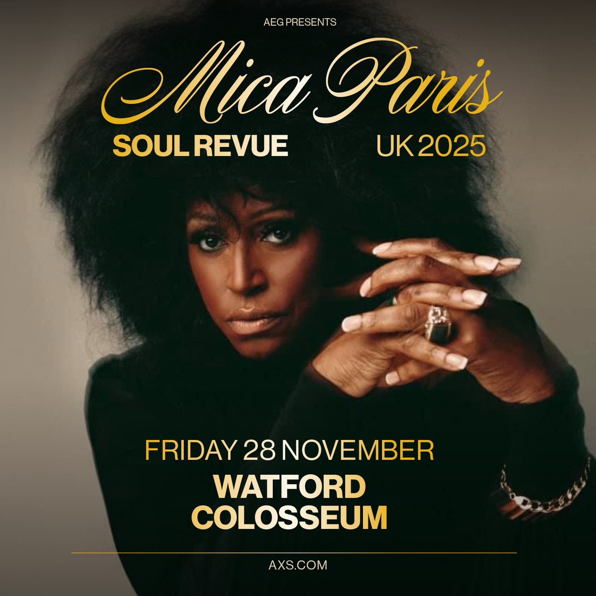 Watford Colosseum (@wfordcolosseum) on Twitter photo 🎶 Soul sensation <a href="/MicaParisSoul/">Mica Paris</a> is bringing her powerhouse vocals to Watford for one unforgettable night. Don’t miss this British icon live on stage! 🎤
📆 28th November 2025
🎟️ On sale NOW >> bit.ly/MicaParis_Watf… 🎶 Soul sensation <a href="/MicaParisSoul/">Mica Paris</a> is bringing her powerhouse vocals to Watford for one unforgettable night. Don’t miss this British icon live on stage! 🎤
📆 28th November 2025
🎟️ On sale NOW >> bit.ly/MicaParis_Watf…