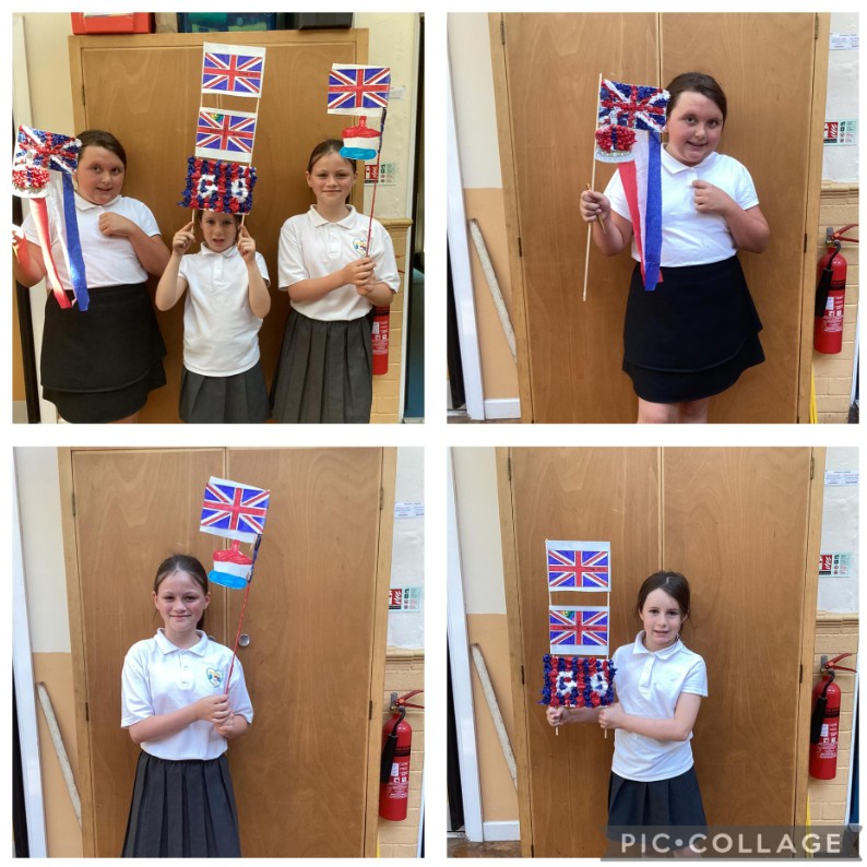 The children have been preparing their banners, flags and shakers to wave during Milnrow Carnival on Saturday. We are looking forward to sharing our Best Of British designs. <a href="/NewheyMilnrow/">Newhey&Milnrow</a>