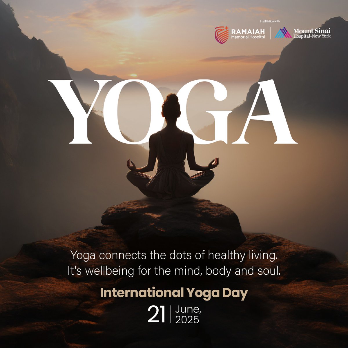 We believe healing is a process that begins from within. Today, as we
celebrate the ancient practice of yoga - a path to physical strength,
mental clarity, and emotional balance, join us in embracing wellness
through movement, mindfulness, and breath. #InternationalYogaDay