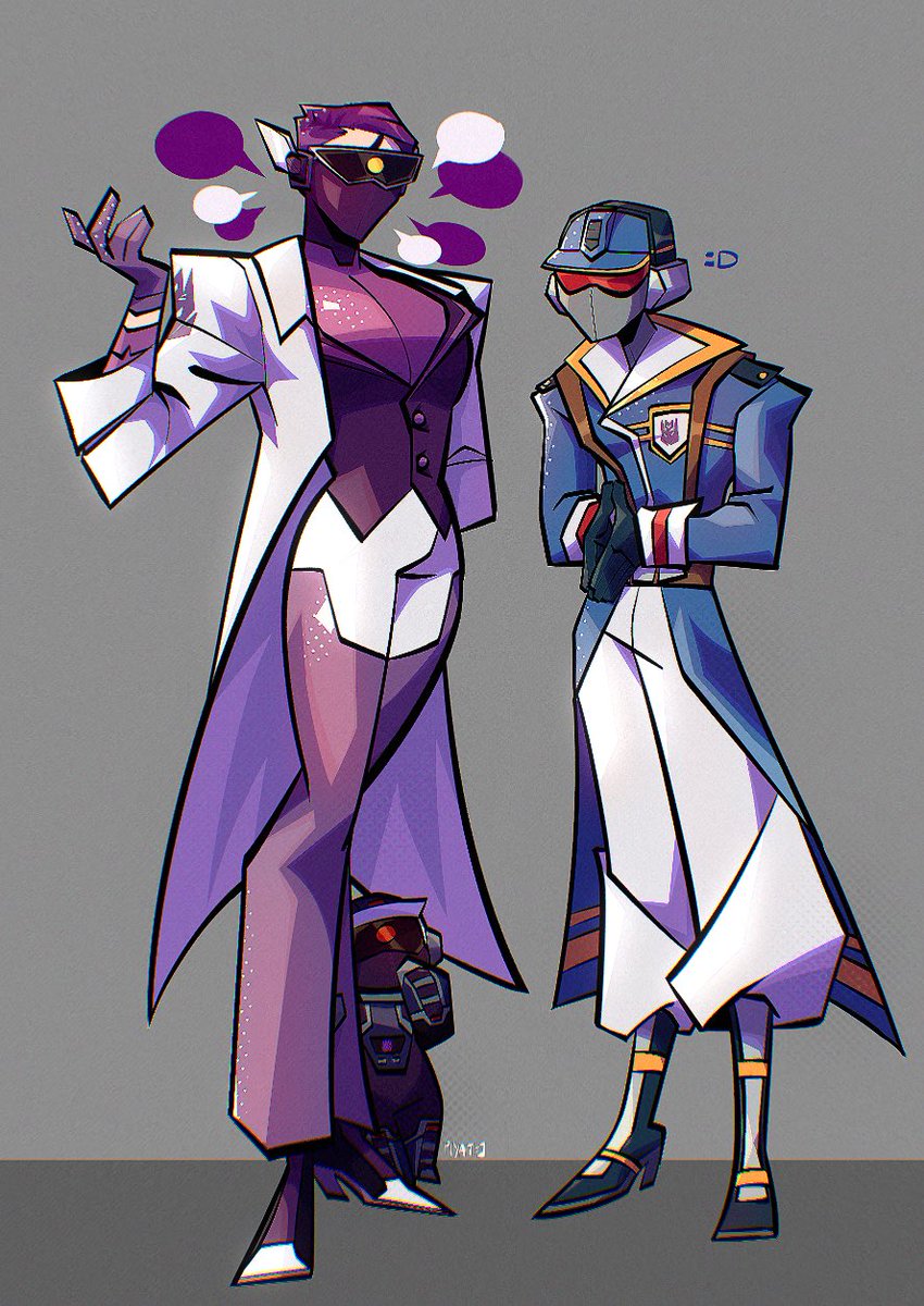 Piyat_tidaaaa's tweet image. Waves and offspring 😁 (designs by @Suwatjanee4317 !!!) 

#wavewave #transformers #transformer #decepticon #decepticons #shockwave #soundwave #oc