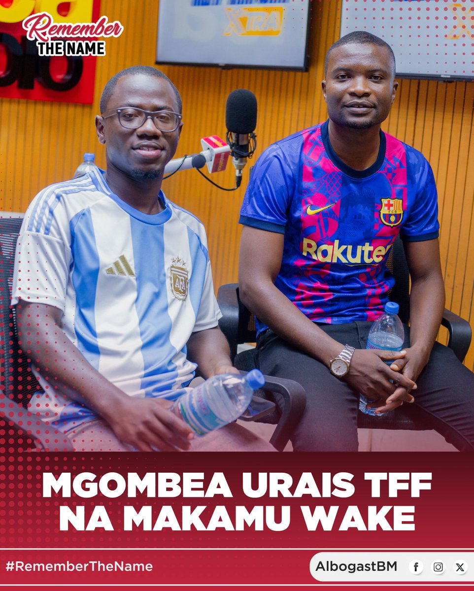 albogastbm's tweet image. Leo mimi na @ibrakasuga tunarudisha fomu rasmi ambapo mimi nawania nafasi ya Rais na Makamu wangu ni Mtaalam wa Soka Ibra Kasuga.
Karibu tupo LIVE #KipengaXtra muda huu tunanadi sera zetu.
Tutazame @eastafricatv na @earadiofm
#RememberTheName