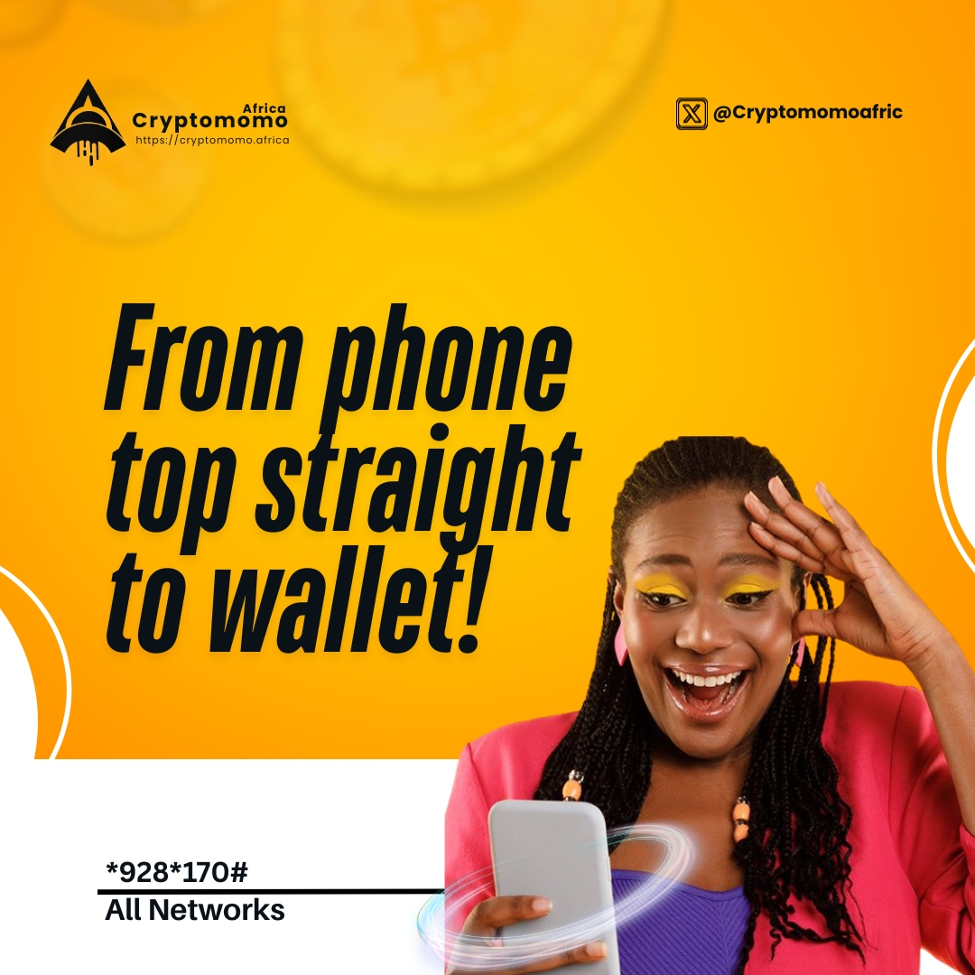 No app. No internet. No confusion.
With CryptoMomo, you can send and receive crypto using just your phone number—even offline.
It’s fast, simple, and made for everyone.
📲 Dial *928*170# to get started.

No #Fraud #CryptoNews 
<a href="/ayahq_/">AyaHQ (Techstars '23)</a> <a href="/LiskHQ/">Lisk</a>