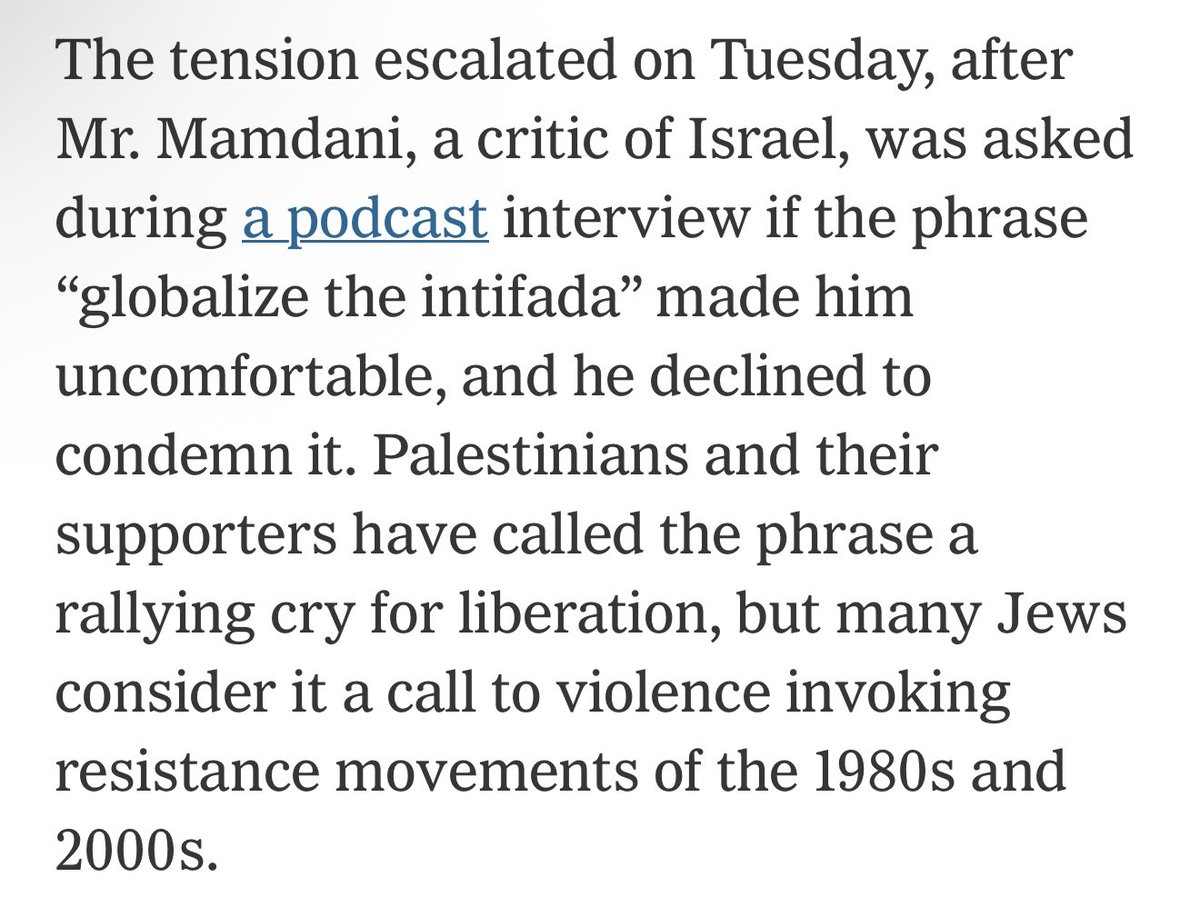 Brianna Wu (@briannawu) on Twitter photo This is absolutely astonishing. <a href="/ZohranKMamdani/">Zohran Kwame Mamdani</a>, someone who could very well be the mayor of New York, fully embraced the phrase “globalize the Intifada.”
He then flat out stated that objections to this phrase were Islamophobic. As if normal Muslim Americans wanna burn our This is absolutely astonishing. <a href="/ZohranKMamdani/">Zohran Kwame Mamdani</a>, someone who could very well be the mayor of New York, fully embraced the phrase “globalize the Intifada.”
He then flat out stated that objections to this phrase were Islamophobic. As if normal Muslim Americans wanna burn our