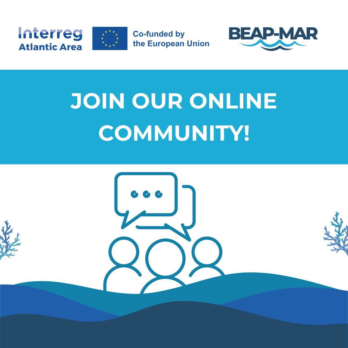 Did you know that BEAP-MAR have a free online community?

This is a space where you can
🌊Get involved in the conversation
🌊Keep up to date
🌊Stay informed on events 
🌊Join a like-minded community &amp; connect with people from various backgrounds

Sign up: beap-mar.eu/online-communi…