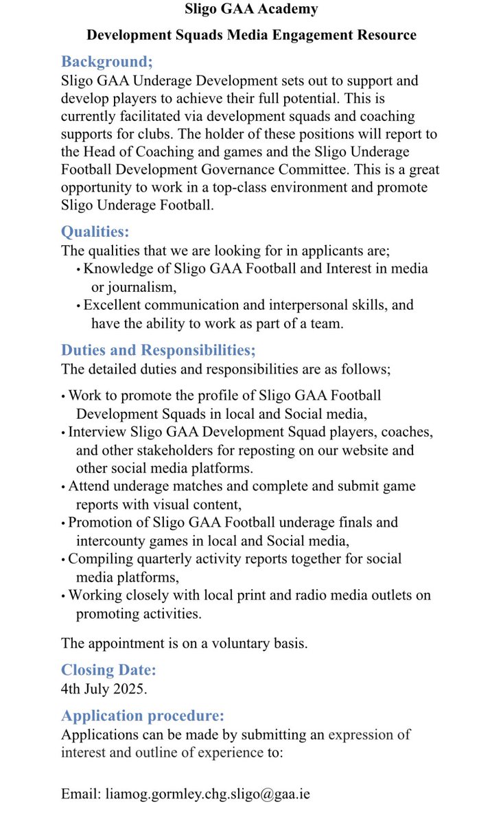 Sligo GAA C & G tweet media