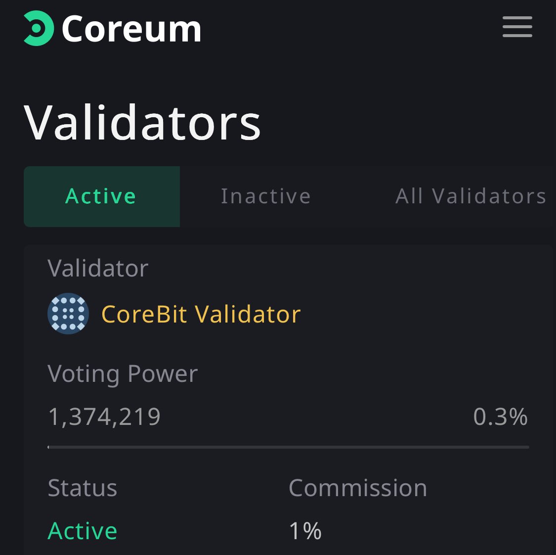 Hussein__XRP's tweet image. 🚨 2 days left!

The old CoreBit_Validator shuts down on 22nd June.
If you’re still delegating there, rewards will stop.

✅ Switch to: CoreBit Validator (no underscore, no pfp)

Don’t miss out.

#Coreum #ValidatorSwitch #CoreBit