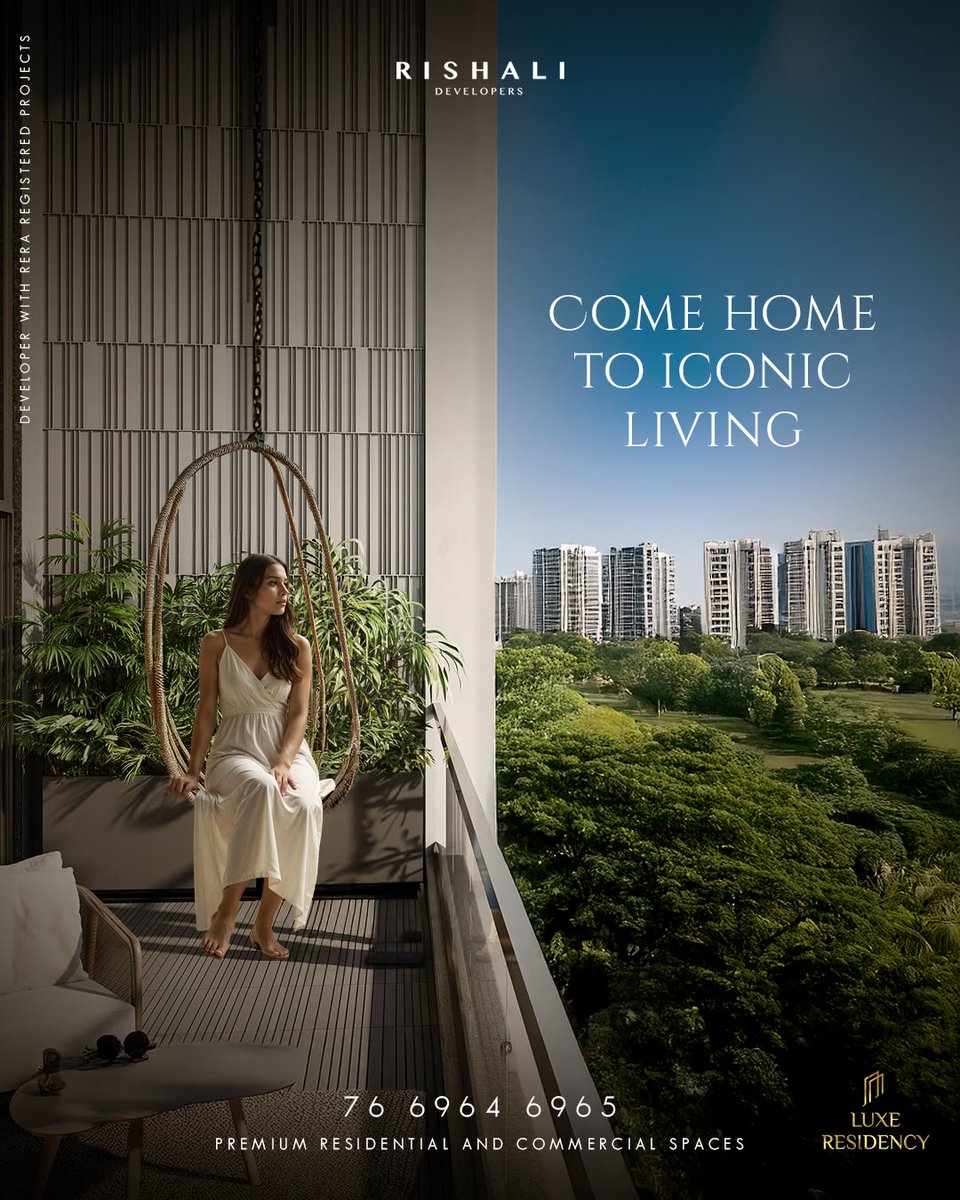 rishalidevelop's tweet photo. ✨ Come home to iconic living.
Wake up to lush greens, skyline views, and unmatched elegance — only at Luxe Residency by Rishali Developers.

📍 Premium Residential &amp; Commercial Spaces
📞 76 6964 6965
[Luxury Living, Gurgaon Real Estate, Iconic Homes, Rishali Developers ] https://t.co/Okv1NLHnD2