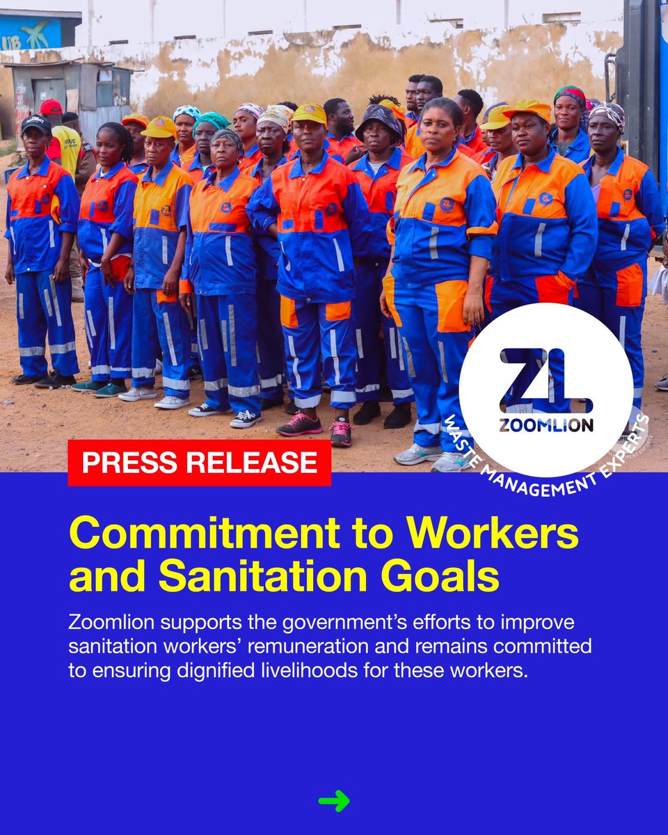Ghana’s streets and communities are cleaner thanks to the tireless work of <a href="/ZoomlionLtd/">Zoomlion Ghana Limited</a>.

#ZoomlionDeyWork 💪🏾

Fraud Gyakie Club world cup Adjoa Tee #mynooneshustle Jesus is God Pacers Messi Ashanti