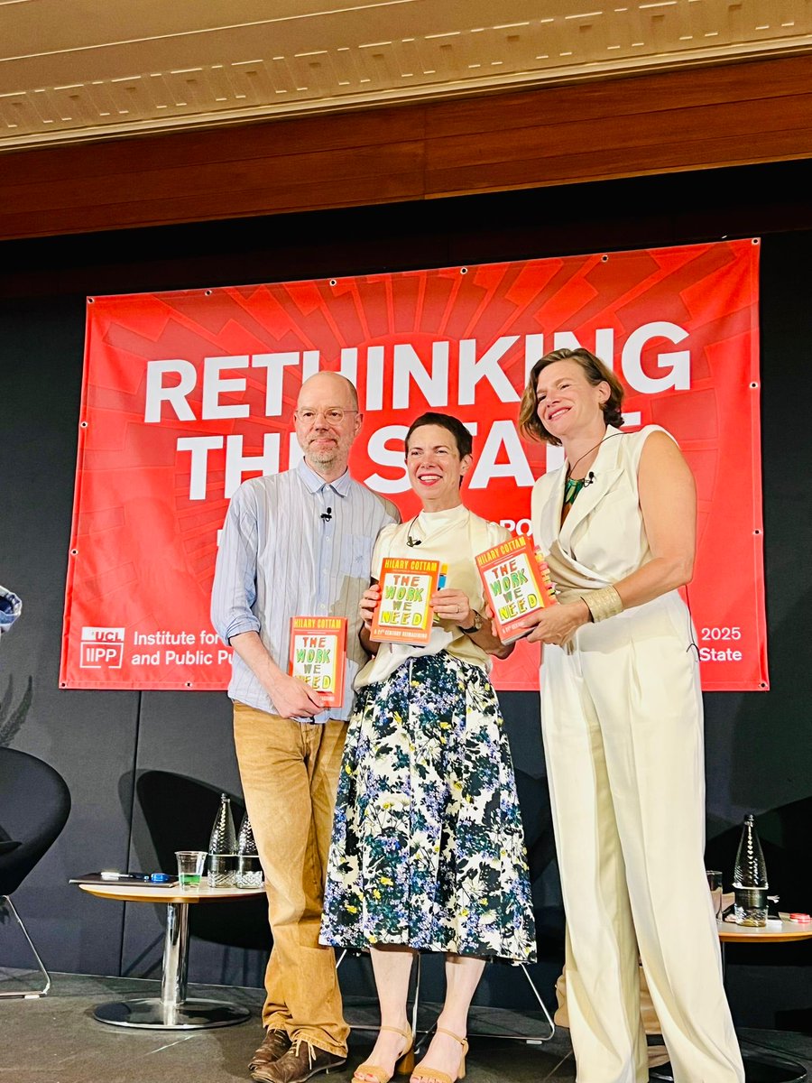 Hilary Cottam (@hilarycottam) on Twitter photo Thank you to <a href="/IIPP_UCL/">UCL Institute for Innovation and Public Purpose</a> for a rich discussion on #TheWorkWeNeed last night. A privilege to be joined by <a href="/SlaughterAM/">Anne-Marie Slaughter🇺🇦</a> and @rainerkattel <a href="/MazzucatoM/">Mariana Mazzucato</a> plus a brilliant audience Thank you to <a href="/IIPP_UCL/">UCL Institute for Innovation and Public Purpose</a> for a rich discussion on #TheWorkWeNeed last night. A privilege to be joined by <a href="/SlaughterAM/">Anne-Marie Slaughter🇺🇦</a> and @rainerkattel <a href="/MazzucatoM/">Mariana Mazzucato</a> plus a brilliant audience