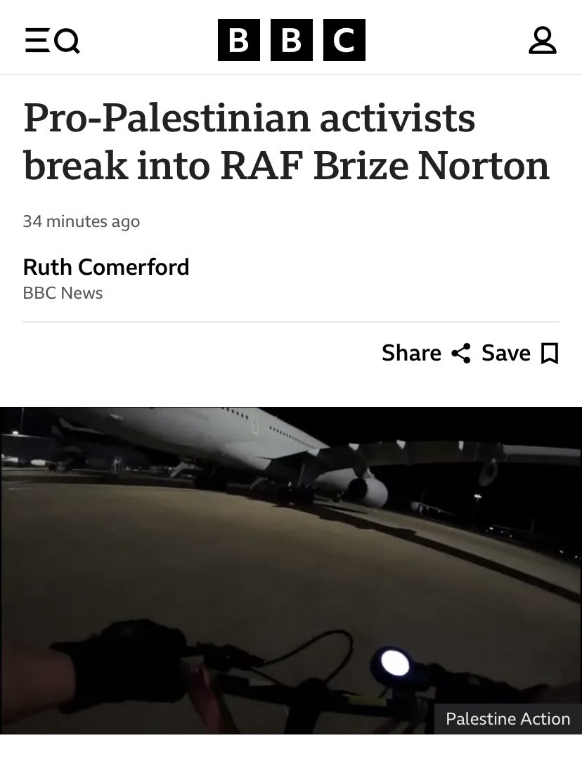 Mycket allvarligt med sabotage riktat mot militära plattformar. Finns inget som kan rättfärdiga sådant agerande. bbc.com/news/articles/…