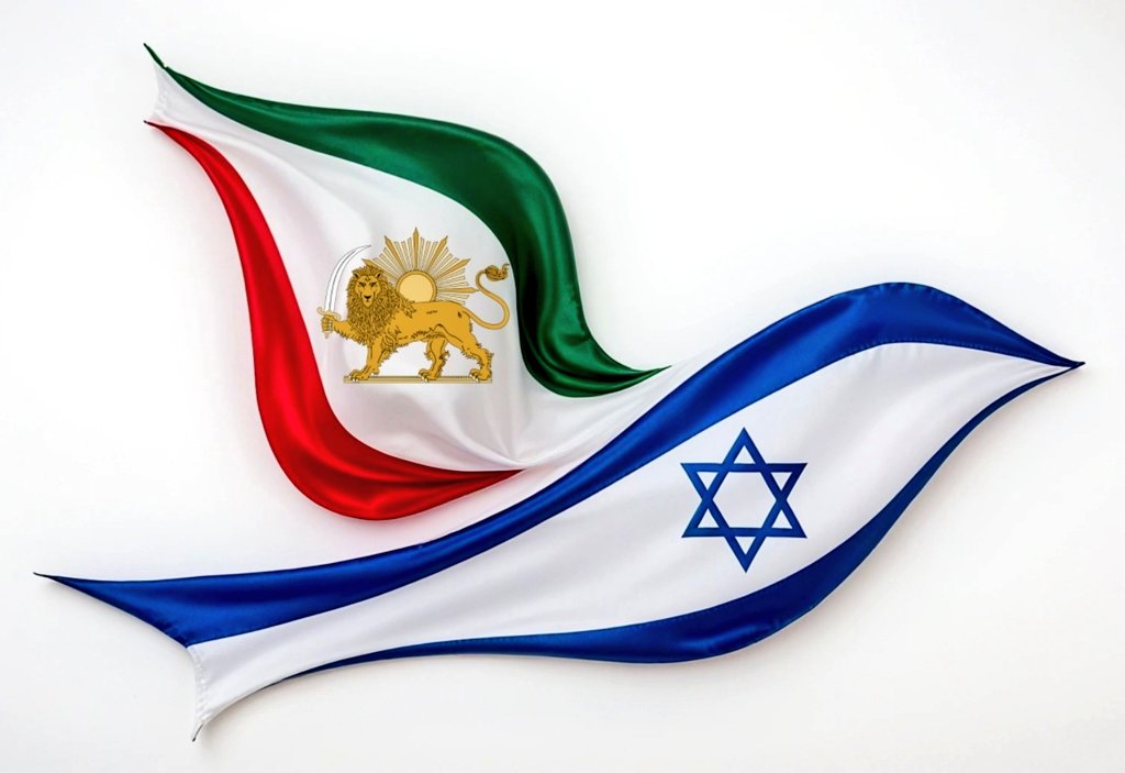 پرچم شیر و خورشید نقطه اتصال دوستی مردم ایران با مردم اسرائیل و جهان است 🌷
پس 
پرچم شیر و خورشید: 
👈 نگهبان استوار و همیشگی تمامیت ارضی ایران 
 👈نماد گذار از جنگ 
👈نماد عدم تجزیه ایران 
👈اعلان پایان جنگ
👈 اعلان صلح و دوستی با جهان 
و نه حامی جنگ
آیا خاخام خامونوف میداند👉