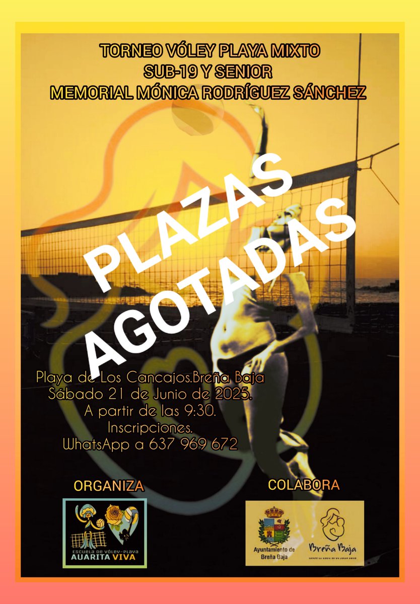 Otro sábado de vóley playa, otro sábado de espectáculo en Los Cancajos. Viene el Memorial Mónica Rodríguez Sánchez.