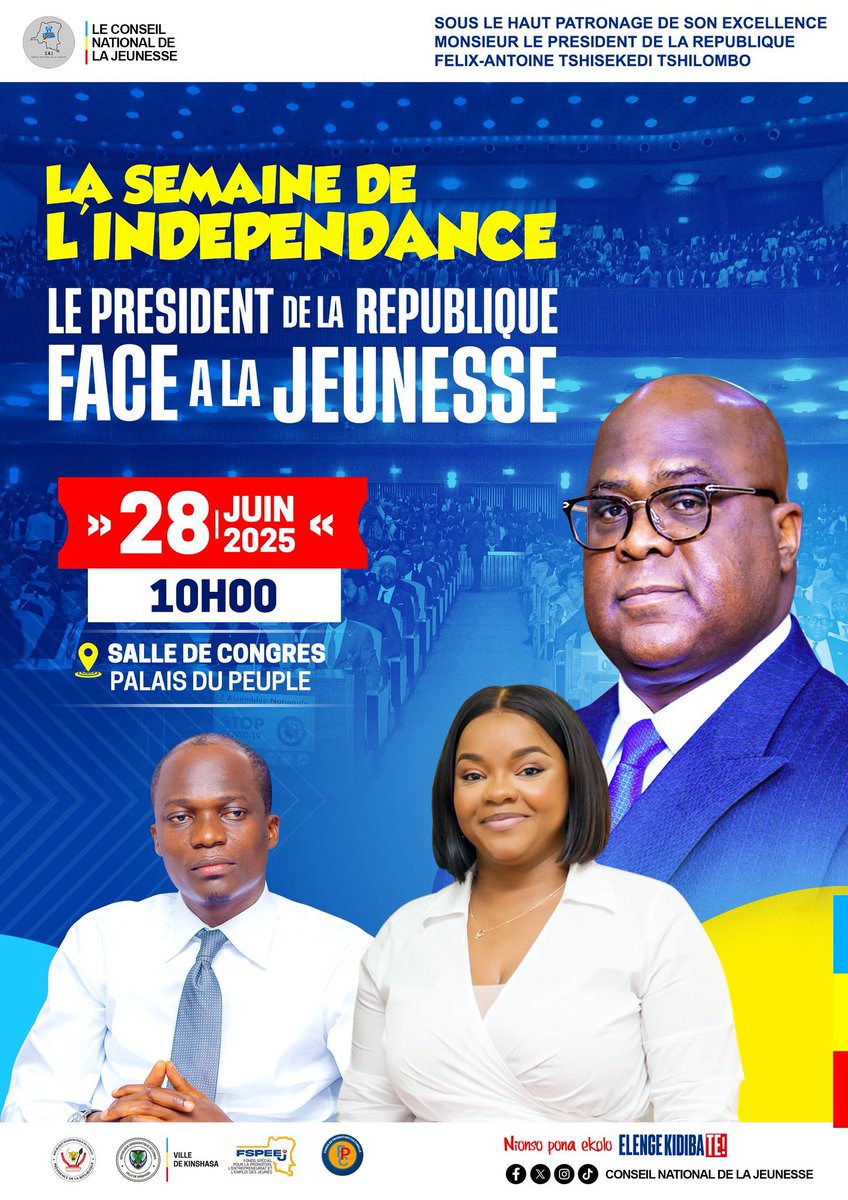#RDC : Espérons que cette édition, il n’y aura pas d’invitations vendues par les organisateurs pour privilégier les uns et les autres. 
#PanthèreNoire🇨🇩