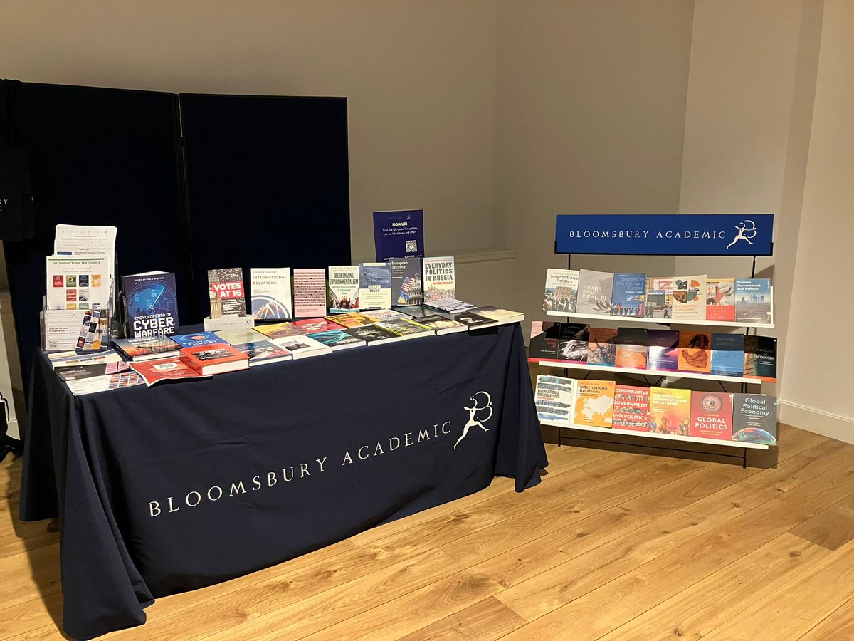 Bloomsbury Politics & Area Studies (@bloomsburypol) on Twitter photo Good morning #BISA2025 attendees 👋
Today is your last chance to pitch your book proposal to our editors <a href="/AtifaJiwa/">Atifa Jiwa</a> and Milly at the <a href="/BloomsburyAcad/">Bloomsbury Academic</a> stand!
Pssst… there’s also discounted #Politics and #InternationalRelations books up for grabs…
<a href="/MYBISA/">BISA - British International Studies Association</a> Good morning #BISA2025 attendees 👋
Today is your last chance to pitch your book proposal to our editors <a href="/AtifaJiwa/">Atifa Jiwa</a> and Milly at the <a href="/BloomsburyAcad/">Bloomsbury Academic</a> stand!
Pssst… there’s also discounted #Politics and #InternationalRelations books up for grabs…
<a href="/MYBISA/">BISA - British International Studies Association</a>