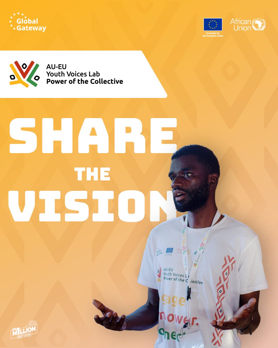 🌍 Do you have a vision? You do have a voice!

📝 Take this 6-minute survey* and share your vision on the #AUEU partnership ecosystem.

* également disponible en français
🔗 bio.aueuyouthvoiceslab.eu/yourvision_you…

@aueuyouthlab
#AUEUYouthVoicesLab #EngageEmpowerConnect #AUEUYouthLab