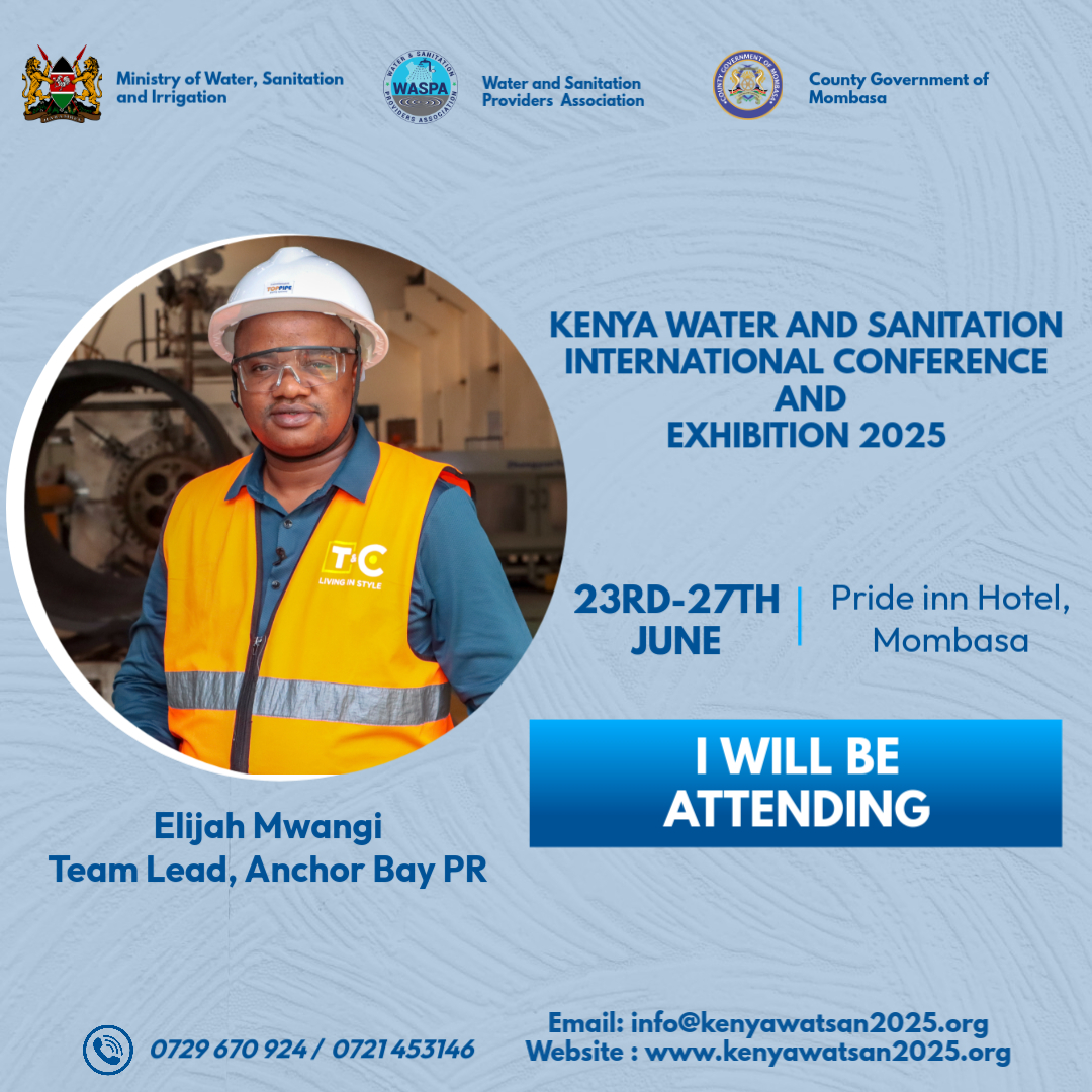 ELIJAH MWANGI (@itselijahmwangi) on Twitter photo Looking forward to engaging with sector leaders, innovators, policymakers and local communities as we reimagine the future of water governance.
<a href="/WASPAKenya/">WASPA</a> <a href="/MOWSI_KE/">Ministry of Water, Sanitation and Irrigation</a> <a href="/MombasaCountyKe/">Mombasa County</a>
#KenyaWatsan2025 <a href="/ItsAnchorBay/">Anchor</a> Looking forward to engaging with sector leaders, innovators, policymakers and local communities as we reimagine the future of water governance.
<a href="/WASPAKenya/">WASPA</a> <a href="/MOWSI_KE/">Ministry of Water, Sanitation and Irrigation</a> <a href="/MombasaCountyKe/">Mombasa County</a>
#KenyaWatsan2025 <a href="/ItsAnchorBay/">Anchor</a>