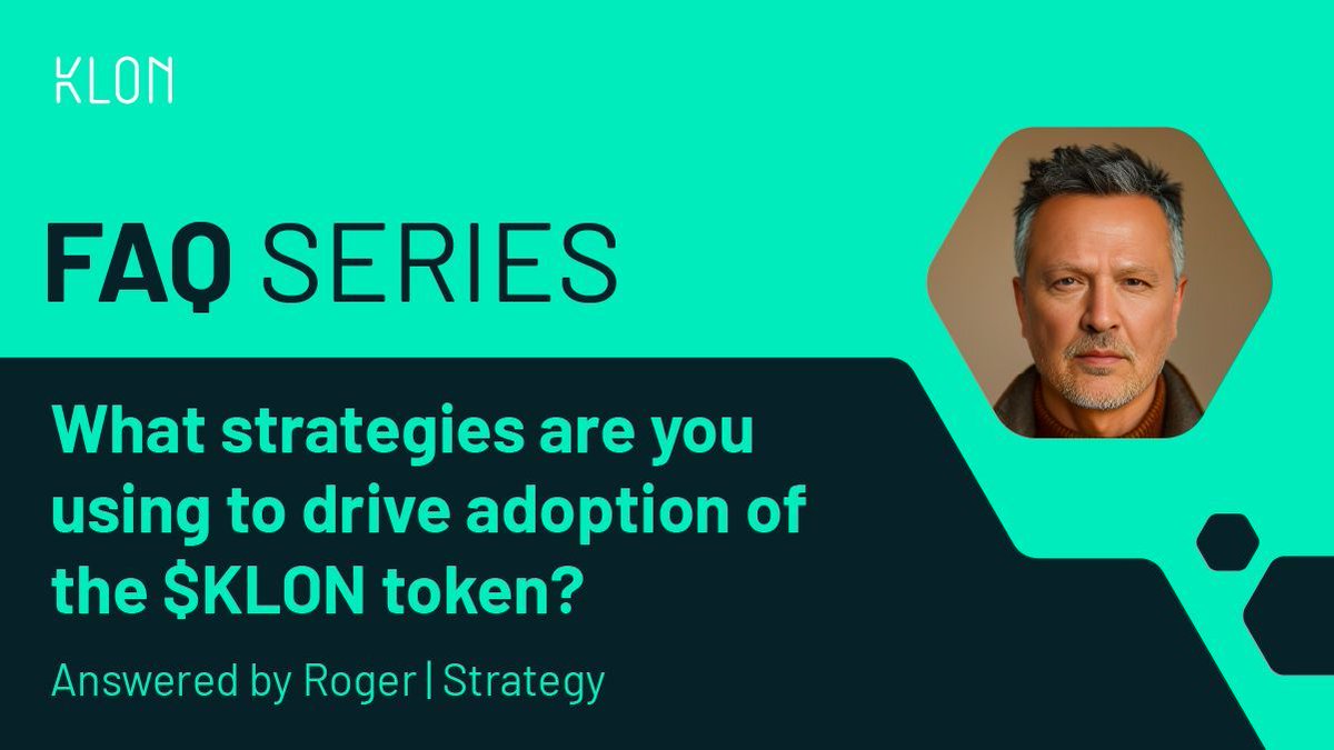 klon_ai's tweet image. You ask, the KLON team answers. 

🔥 How do you drive adoption of the $KLON token? 

KLON connects multiple AI Agents into one powerful digital persona—creating real-world utility for the $KLON token. More agents, more value, more adoption. 

#klonAI #AIAgent #web3 #crypto