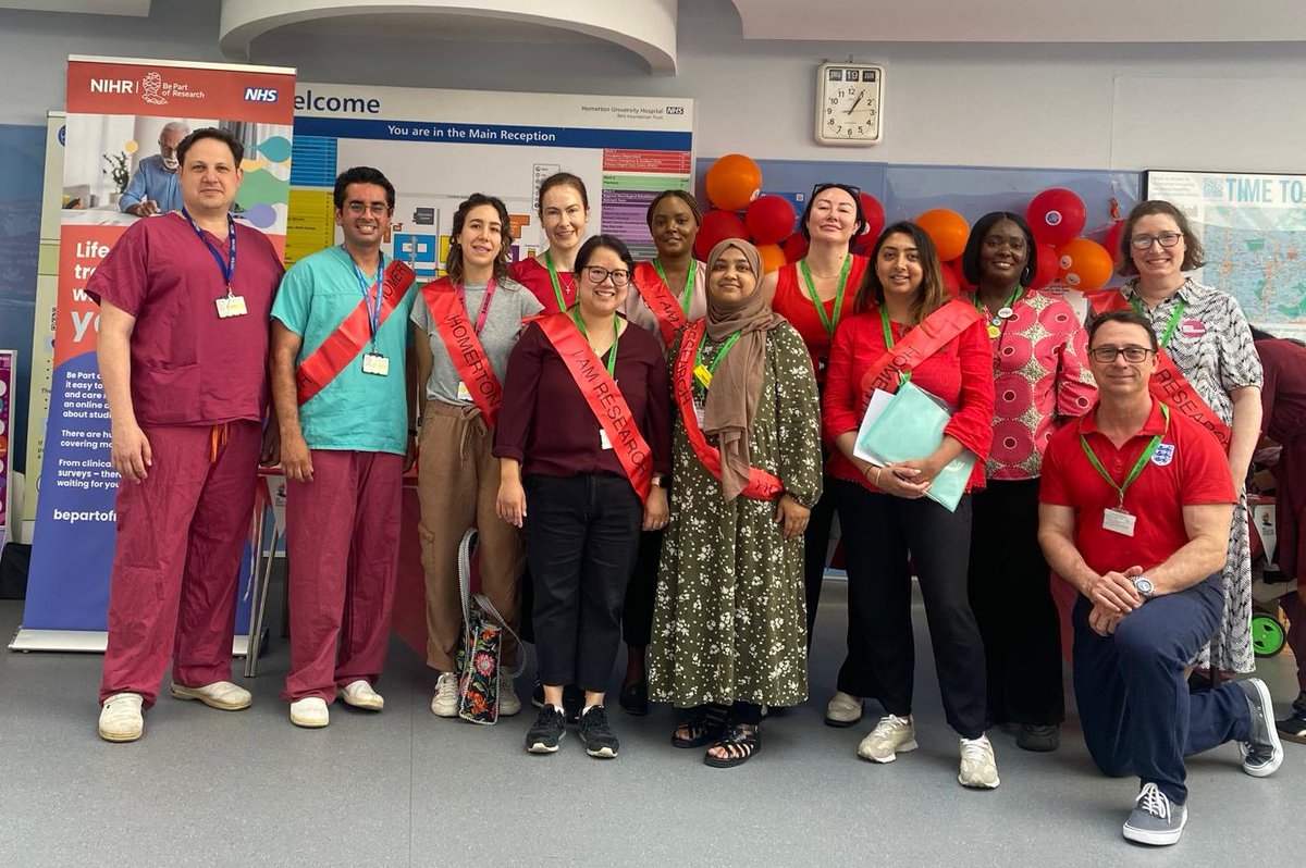 Happy #Red4Research day‼️

Yesterday, our team celebrated the vital role research, participants and those undertaking &amp; supporting research play in in improving healthcare! Thank you to all those who stopped to talk to us.