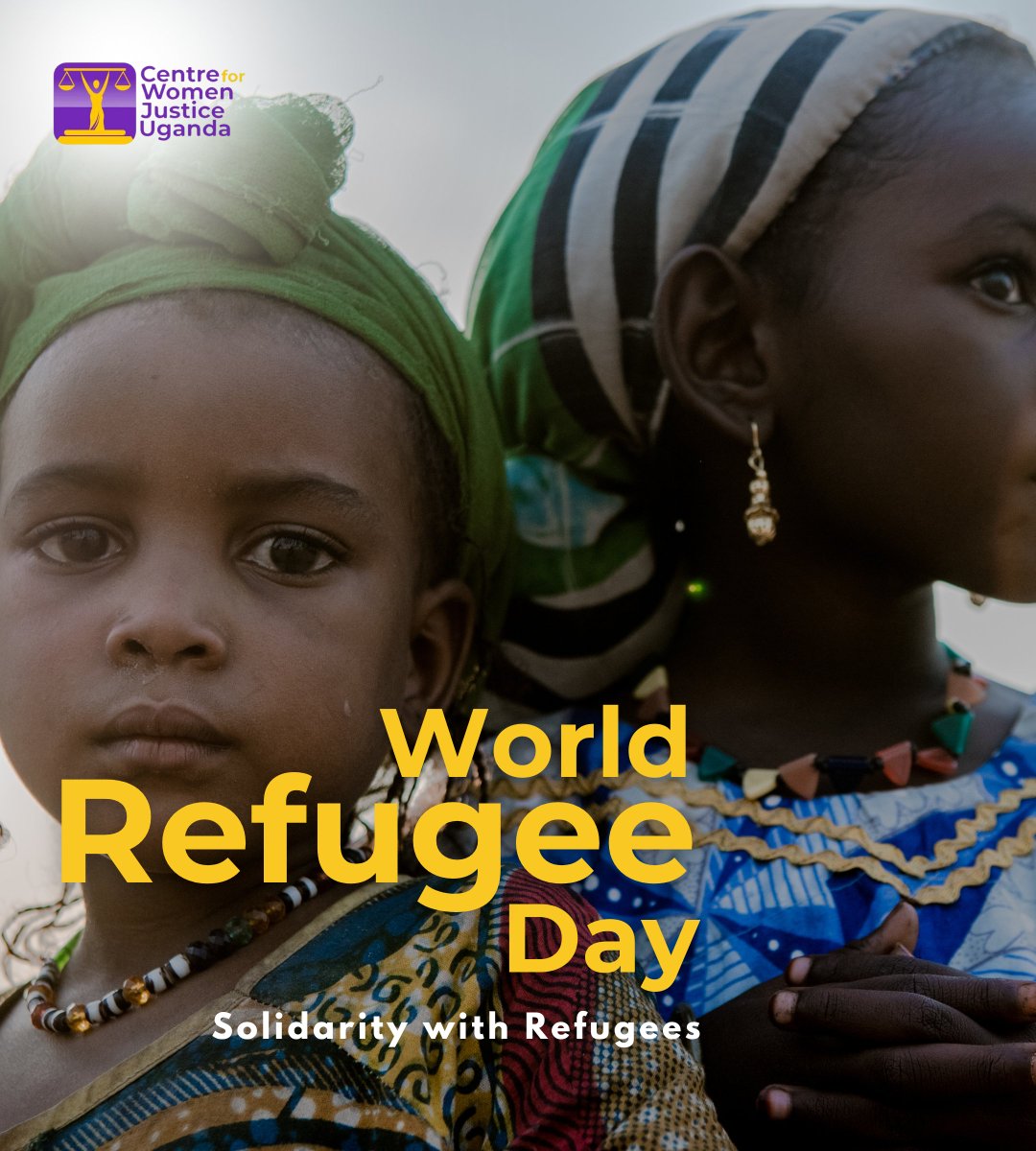 Over 123 million people have been forcibly displaced worldwide. This #WorldRefugeeDay, we reaffirm that health is a fundamental human right, essential to dignity, protection, and inclusion.

#SolidaritywithRefugees || #CentreforWomenJusticeUganda