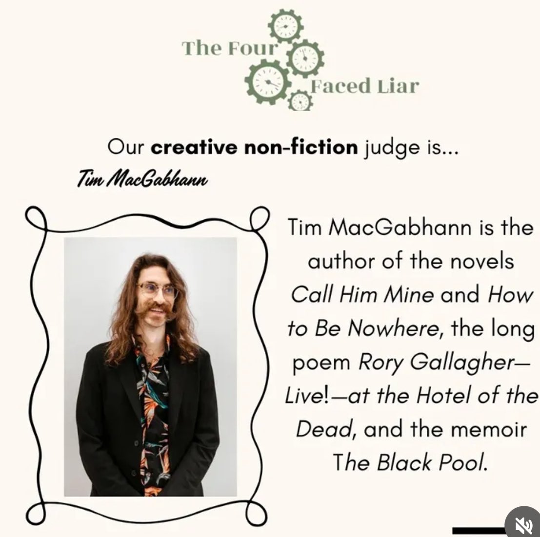 the4facedliar's tweet image. If you’re a creative non-fiction writer don’t miss the chance to have the amazing @el_fodongo read your work! Ten days left to enter our competition the4facedliar.com/submissions @IrishWritersCtr @PENIreland @IrishLitTimes @writing_ie #WritingCommunity #writing