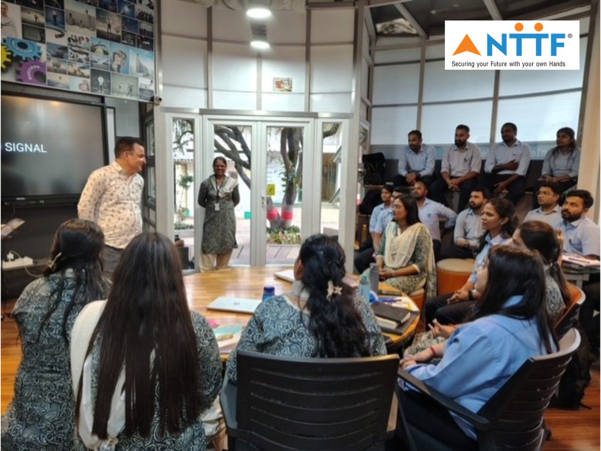 NTTFindia's tweet image. NTTF's Reskilling &amp;amp; Upskilling Department successfully conducted the 2nd phase of "Train the Trainer" module for M/s. Anand Group! 34 Plant Technical Trainers learned practical skills to boost training delivery &amp;amp; workplace effectiveness! 

#NTTF #UpskillingIndia #TrainTheTrainer