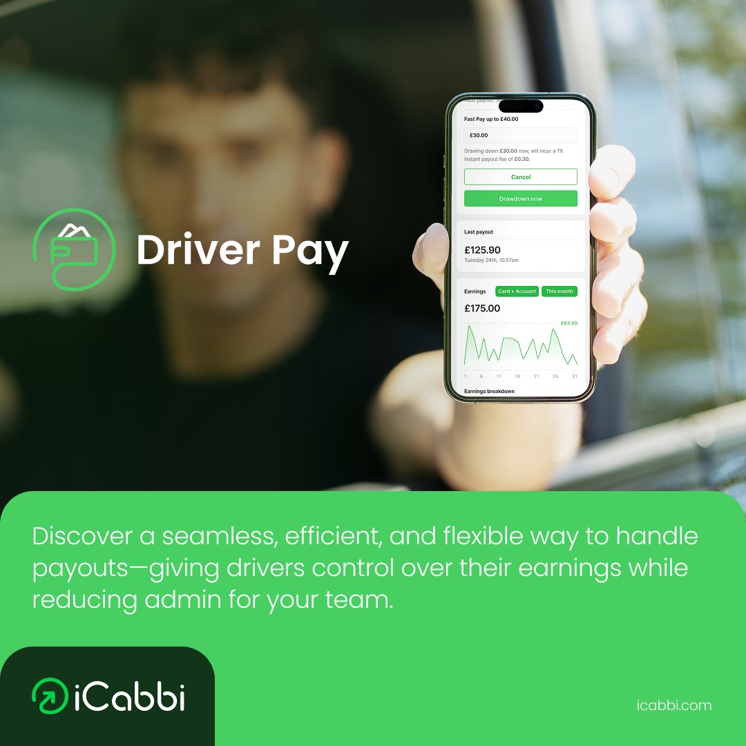 iCabbi's tweet image. Happy Drivers, Happy Fleet! And here is a surefire way to delight your drivers, find out how Driver Pay can help you with your recruitment and retention plan here hubs.ly/Q03sZZlD0

#icabbi #realimpact #nextgeneration