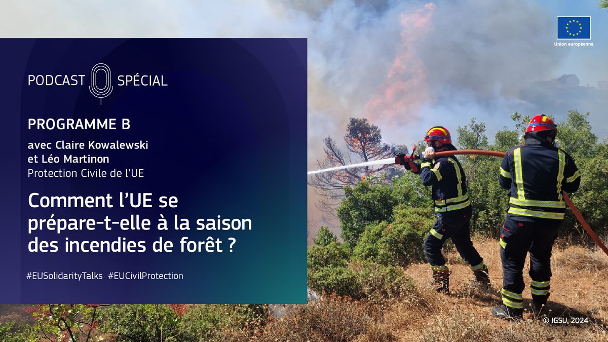 EuropeLimousin (@europelimousin) on Twitter photo 🎧 Envie d’en savoir plus ?
🎙️Écoute dès maintenant le podcast Programme B pour découvrir comment l’UE se prépare à la saison 2025 des feux de forêt et soutient les pays touchés
👉 bit.ly/4n1c178
#EUSolidarityTalks #EUCivilProtection #rescEU <a href="/eu_echo/">EU Civil Protection & Humanitarian Aid 🇪🇺</a> <a href="/Programme_B/">Programme B</a> 🎧 Envie d’en savoir plus ?
🎙️Écoute dès maintenant le podcast Programme B pour découvrir comment l’UE se prépare à la saison 2025 des feux de forêt et soutient les pays touchés
👉 bit.ly/4n1c178
#EUSolidarityTalks #EUCivilProtection #rescEU <a href="/eu_echo/">EU Civil Protection & Humanitarian Aid 🇪🇺</a> <a href="/Programme_B/">Programme B</a>