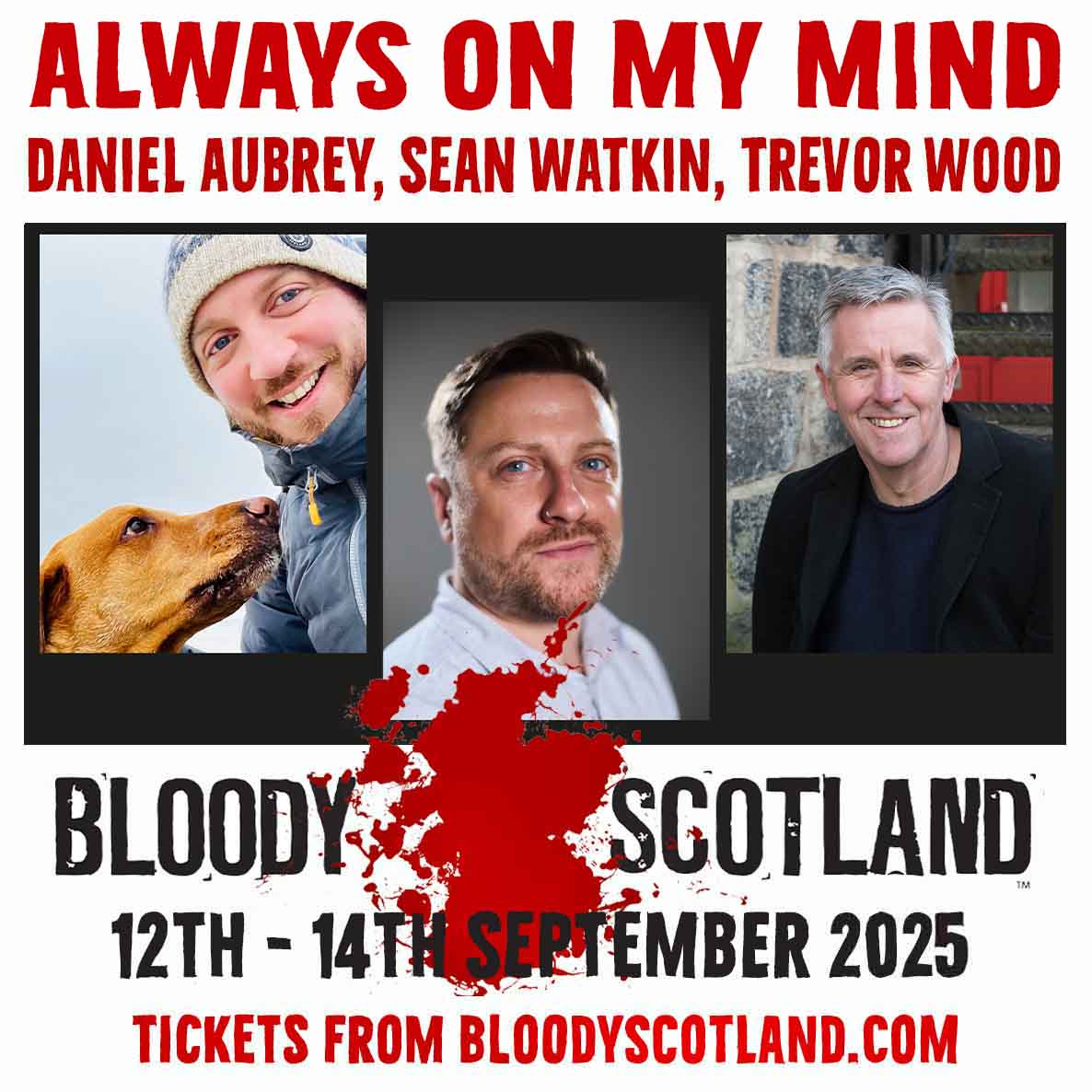 Trevor Wood (@trevorwoodwrite) on Twitter photo Cannot wait for this at <a href="/BloodyScotland/">Bloody Scotland</a> this year. Really looking forward to chatting to two of the most talented new authors around <a href="/SpacemanDan13/">Daniel Aubrey</a> and <a href="/seanwatkinauth/">Sean Watkin</a>. If you haven't read their books yet then get on it. Tickets available here: bloodyscotland.com/.../always-on-… Cannot wait for this at <a href="/BloodyScotland/">Bloody Scotland</a> this year. Really looking forward to chatting to two of the most talented new authors around <a href="/SpacemanDan13/">Daniel Aubrey</a> and <a href="/seanwatkinauth/">Sean Watkin</a>. If you haven't read their books yet then get on it. Tickets available here: bloodyscotland.com/.../always-on-…