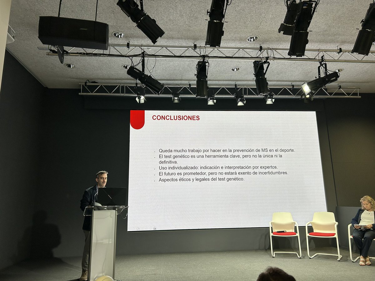 GT Cardio Deporte SEC (@gtdeporsec) on Twitter photo 🧬 Screening preparticipativo. Tras el estudio básico ¿hay algo más? Dr. Álvaro Lozano nos explica el rol del test genético en prevención de MSC. <a href="/Hospital_LaLuz/">Hospital La Luz</a>
#CardiologiaDeportiva -#SportsCardio <a href="/AraceliBoraita/">Araceli Boraita</a> <a href="/secardiologia/">Soc Esp Cardiología</a> 🧬 Screening preparticipativo. Tras el estudio básico ¿hay algo más? Dr. Álvaro Lozano nos explica el rol del test genético en prevención de MSC. <a href="/Hospital_LaLuz/">Hospital La Luz</a>
#CardiologiaDeportiva -#SportsCardio <a href="/AraceliBoraita/">Araceli Boraita</a> <a href="/secardiologia/">Soc Esp Cardiología</a>