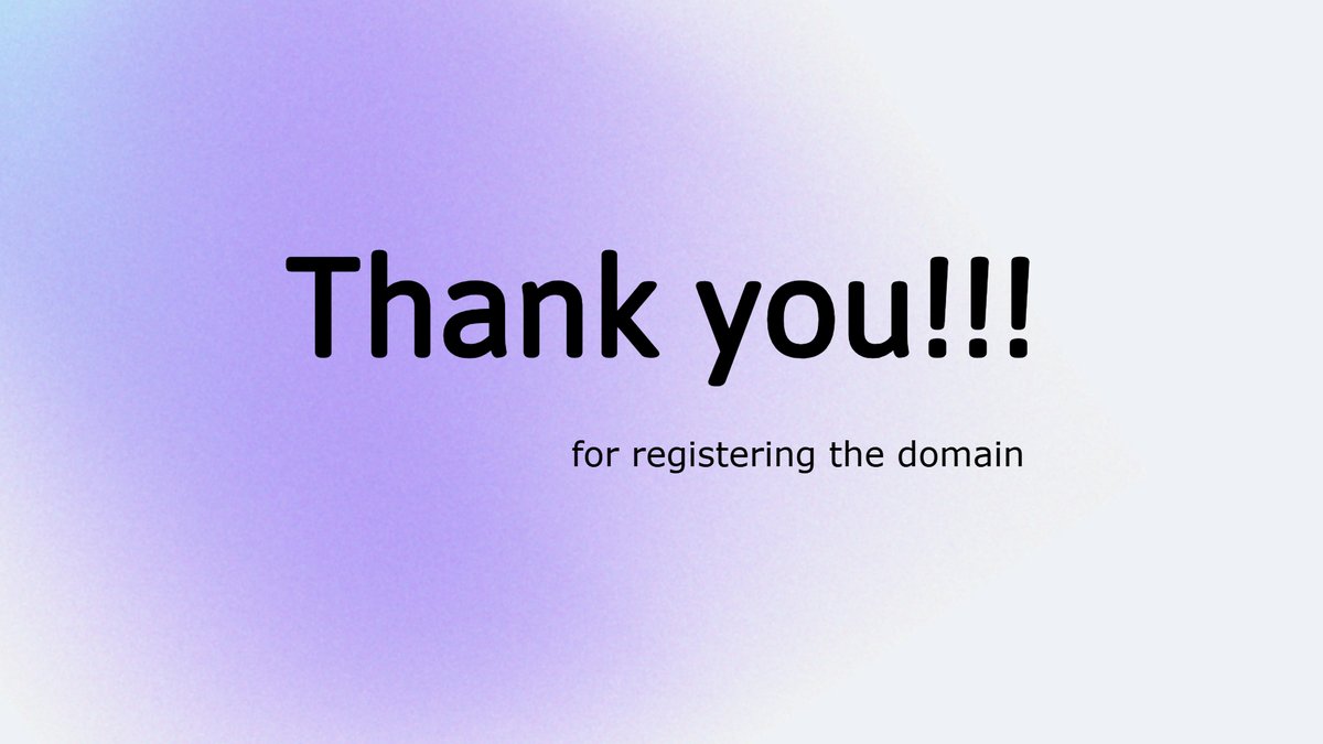 UkrainaName's tweet photo. THANK YOU!!!
For registering the domain https://t.co/CxQdV6VnCf
#Web3 #Web3domain #CryptoName https://t.co/XJyp0LsmC9