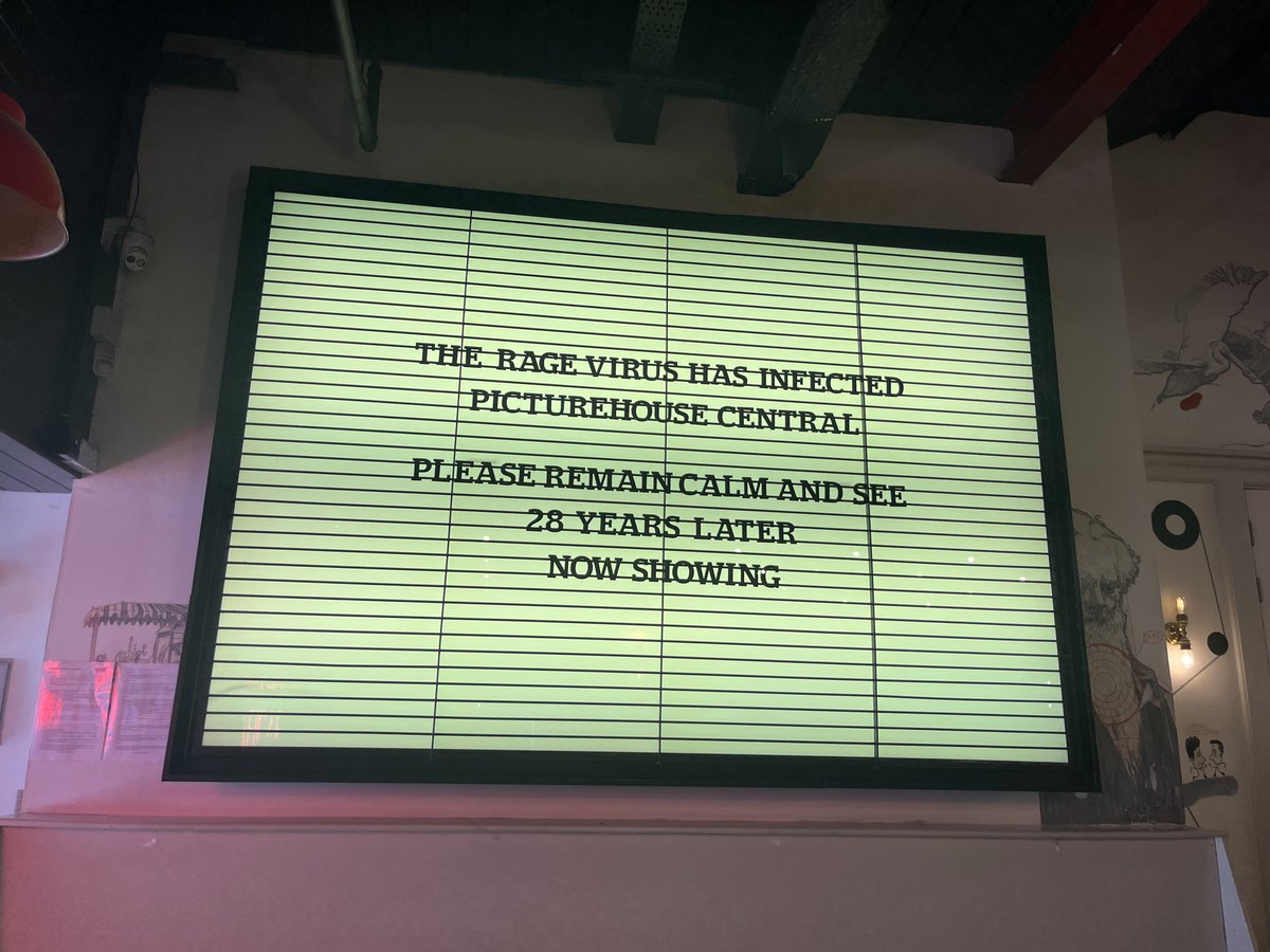 Picturehouse Central (@centralpictureh) on Twitter photo Nobody panic! 23 years after the original infected our screens (in glorious 480p), Danny Boyle, Alex Garland and the infected are back, and time didn't heal anything. See <a href="/28YearsLaterMov/">28 Years Later Movie</a>, now showing at Picturehouse Central ☣️ Nobody panic! 23 years after the original infected our screens (in glorious 480p), Danny Boyle, Alex Garland and the infected are back, and time didn't heal anything. See <a href="/28YearsLaterMov/">28 Years Later Movie</a>, now showing at Picturehouse Central ☣️