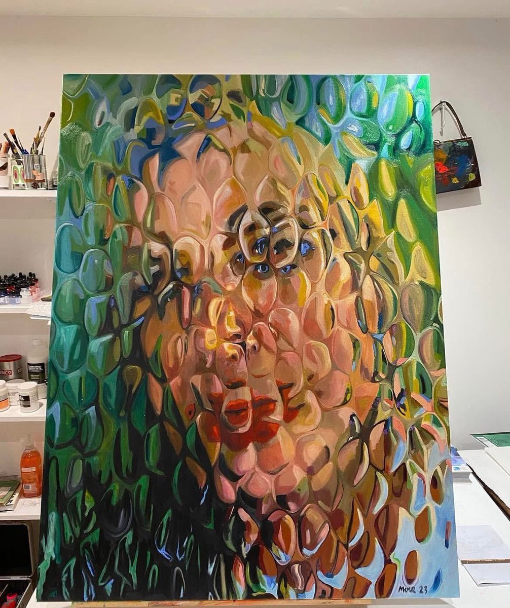 nancy_sorrell's tweet image. Love this painting Jim did of me. 
@JamesMoir10