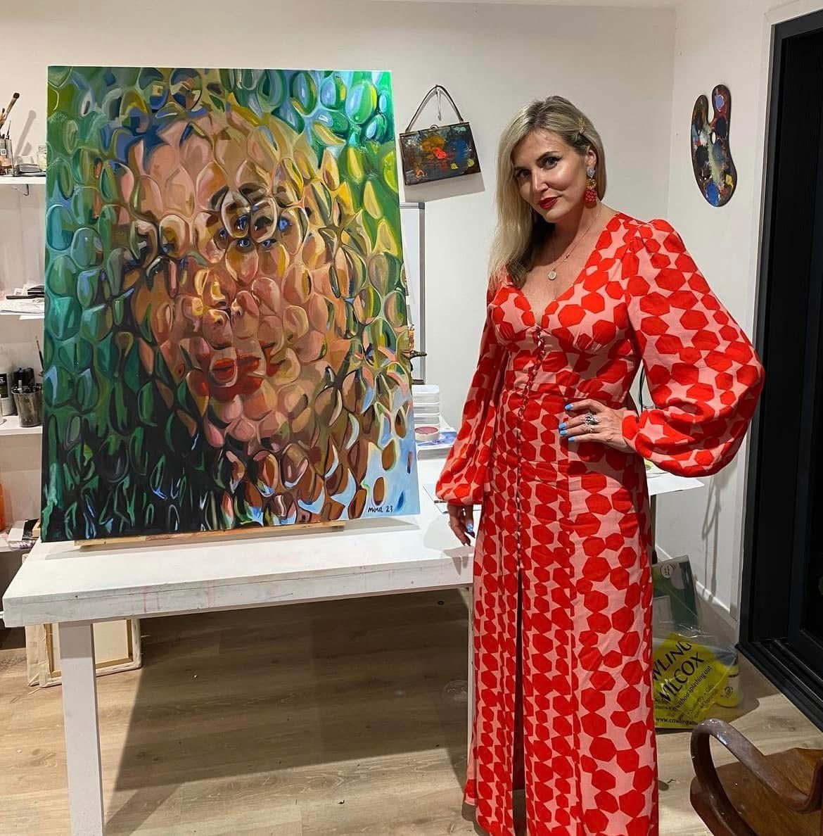 nancy_sorrell's tweet image. Love this painting Jim did of me. 
@JamesMoir10