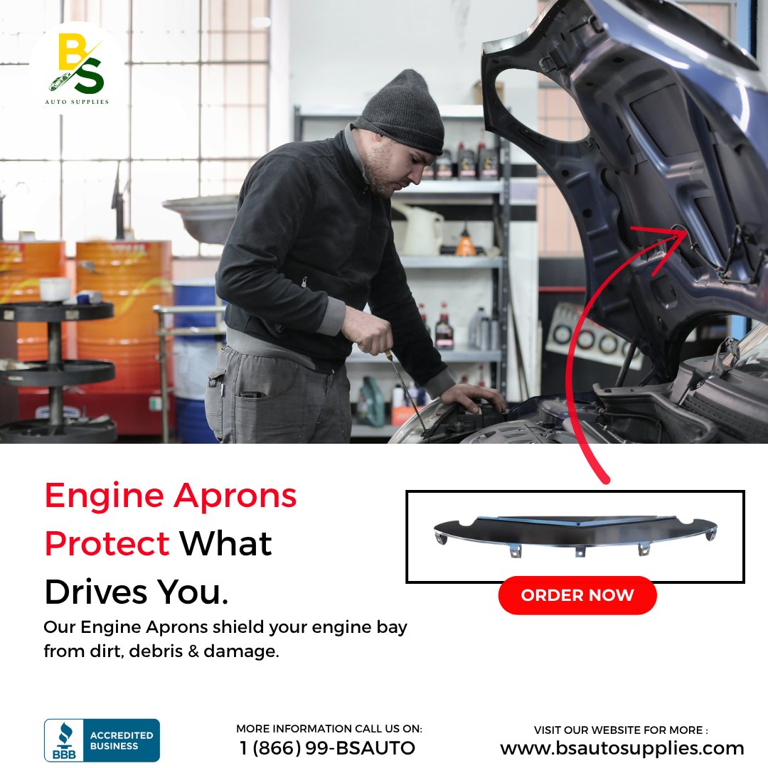 supliesbsauto's tweet photo. Keep your engine clean and cool with our durable Engine Aprons
Protection starts under the hood.
Order now – BS Auto Supplies LLC
#EngineApron #UnderTheHood #AutoProtection #DriveSmart #BSAutoParts https://t.co/7xweNemGXl