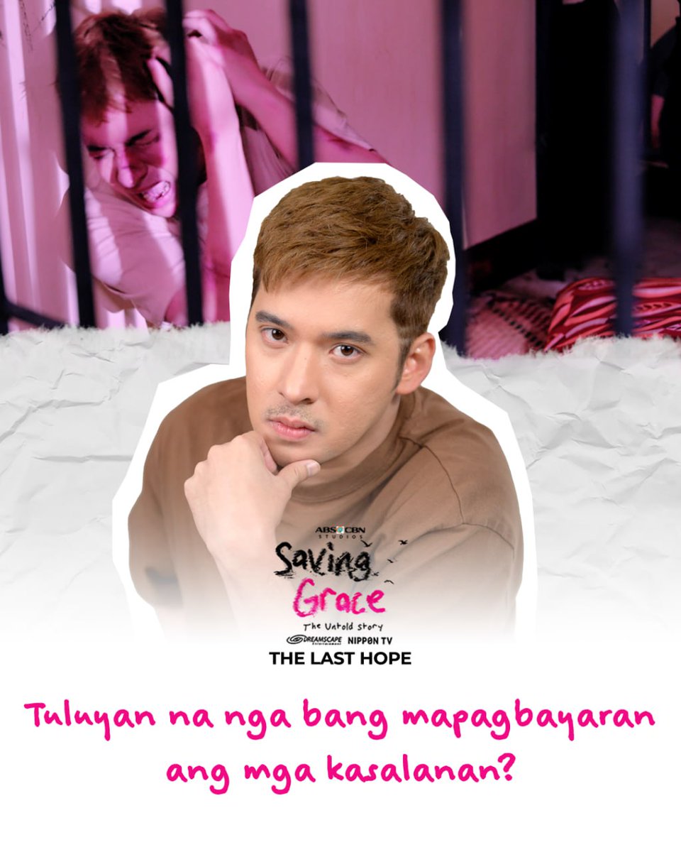 4 HOURS TO GO!! Karma is real! Magbabayad na nga ba ang mga nagkasala?  #SGTheLastHope 

#SavingGrace: The Untold Story - THE LAST HOPE, NGAYONG GABI, 9:30PM sa Kapamilya Channel, Kapamilya Online Live, A2Z, at TV5! Mapapanood rin sa iWantTFC at TFC!