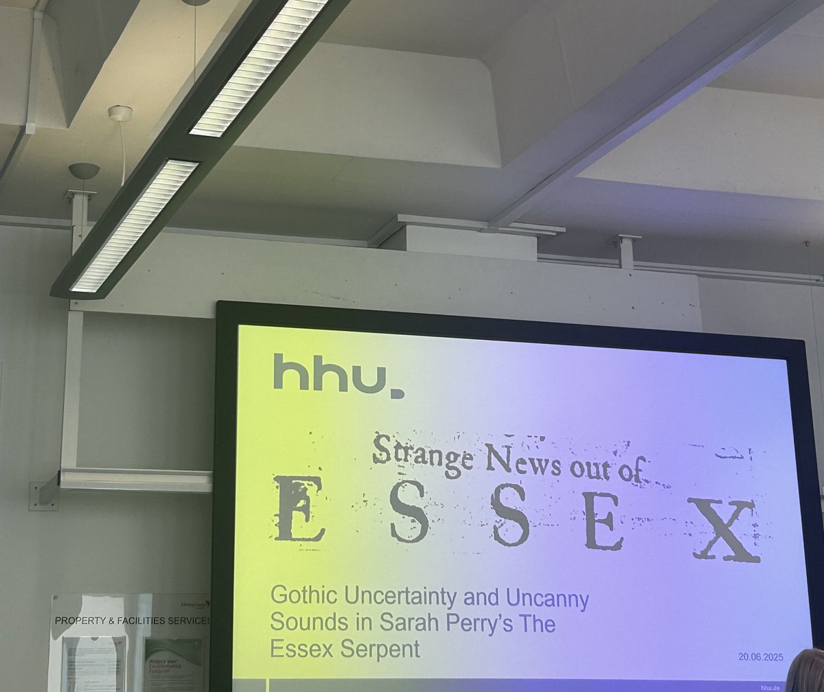 meganmcelhone (@meganmcelhone1) on Twitter photo Day 3 of the <a href="/ShoresHaunted/">Haunted Shores</a> #UnquietShores conference and time to listen to Bettina Charlotte Burger’s Contemporary Coasts paper on ‘The Essex Serpent’! Day 3 of the <a href="/ShoresHaunted/">Haunted Shores</a> #UnquietShores conference and time to listen to Bettina Charlotte Burger’s Contemporary Coasts paper on ‘The Essex Serpent’!