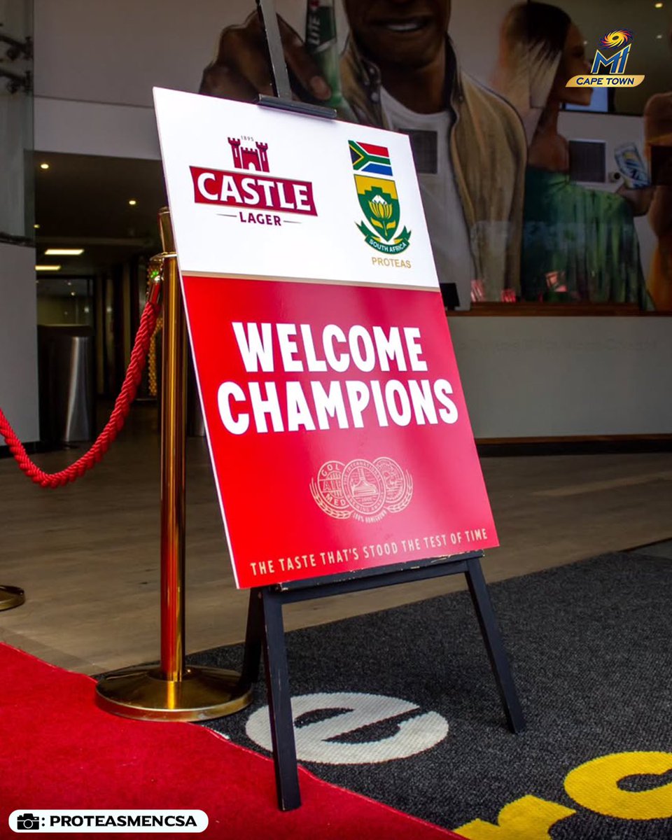 The celebration continues in the home soil 🤩

#WTC25 #Proteas