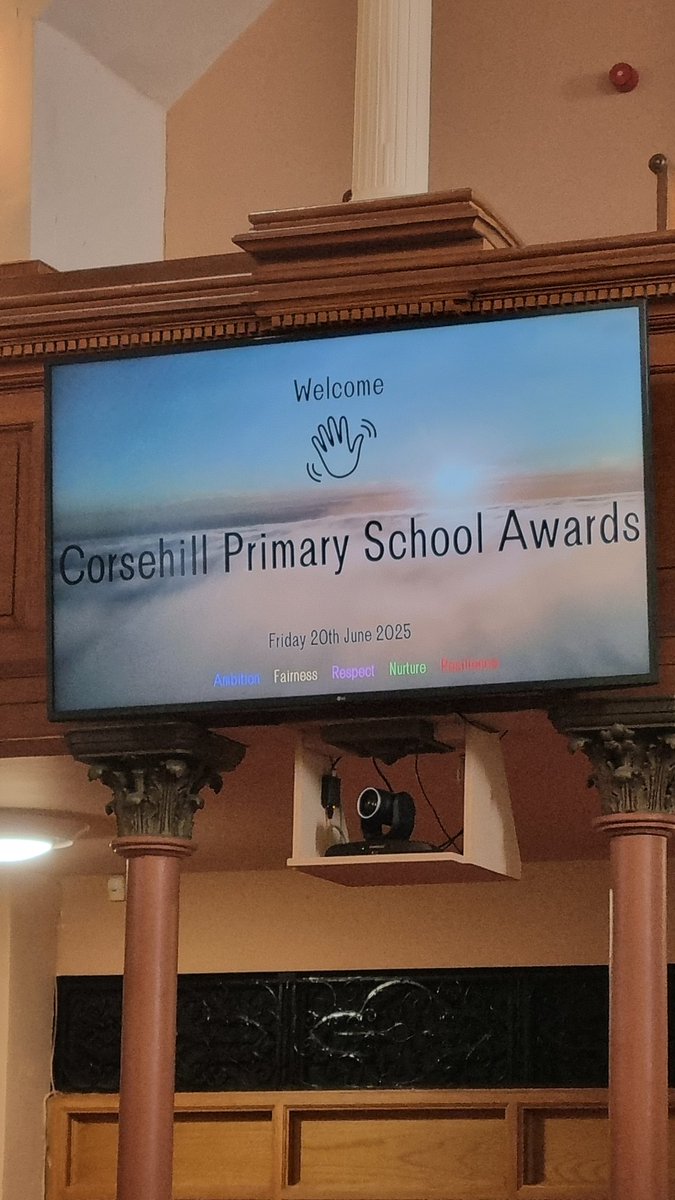 It was a pleasure to accompany Mrs Airken to the  Corsehill Primary awards ceremony this morning. Well done to all winners. #celebrate #success