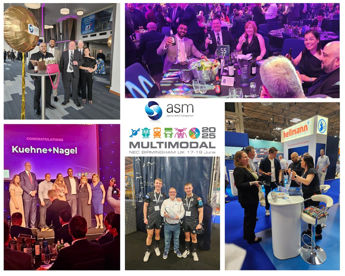 The ASM team are back after a fantastic few days at #Multimodal25!
It was a pleasure to chat with users &amp; industry colleagues about the challenges facing cross-border trade today &amp; what we can do. And to demonstrate how our customs clearance platform, Sequoia, can help forwarders