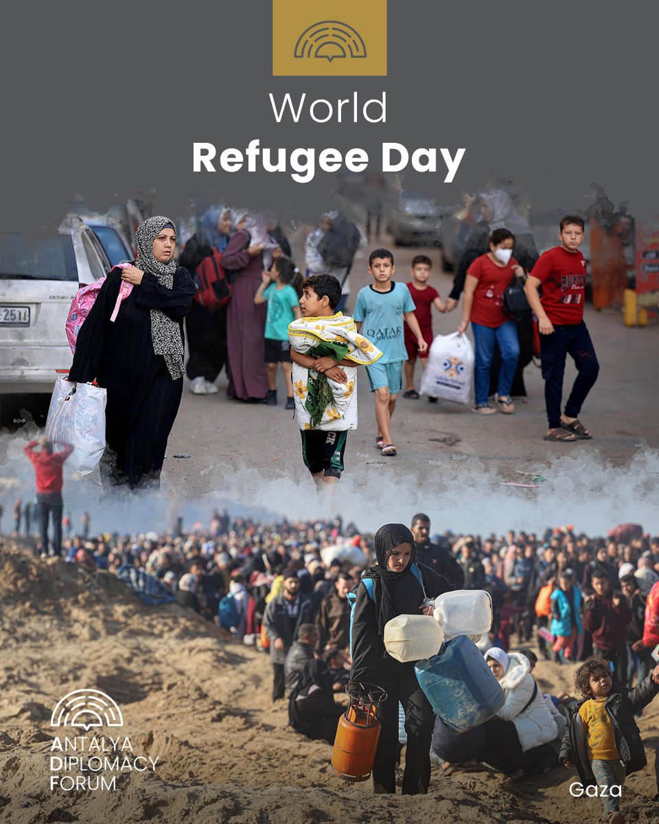 Today is World Refugee Day.

Due to the recent wave of severe attacks, hundreds of thousands of Gazans have been forcibly displaced from their homes.

We sincerely hope for a more peaceful world for the people of Gaza and for all migrants around the globe.

War is not a solution;