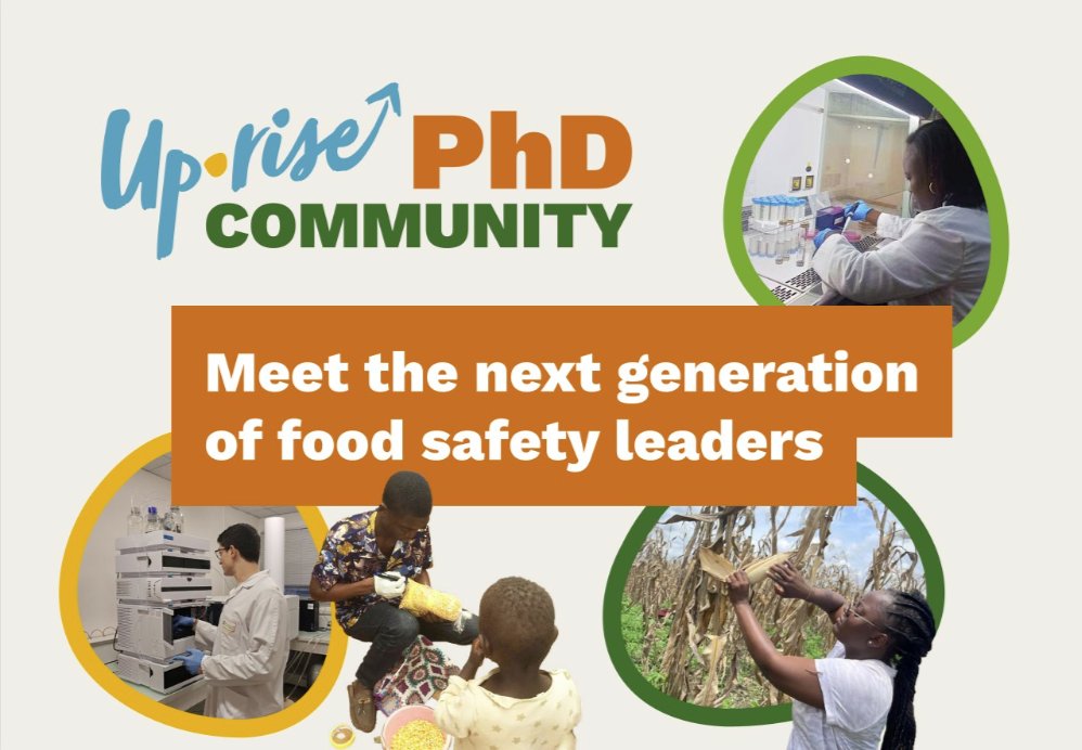 EU_AU_Uprise's tweet photo. 🌍✨ We’re continuing the celebration of #WorldFoodSafetyDay all through June! 
🔬 At the core of #FoodSafety lies science, and the academic community plays a vital role in ensuring the right to #FoodForAll
➡️ Meet the inspiring #UPRISE PhD Community 
https://t.co/ONrJP0SR2N https://t.co/B2FWoGS9cz