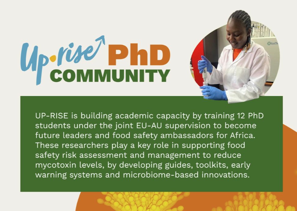 EU_AU_Uprise's tweet photo. 🌍✨ We’re continuing the celebration of #WorldFoodSafetyDay all through June! 
🔬 At the core of #FoodSafety lies science, and the academic community plays a vital role in ensuring the right to #FoodForAll
➡️ Meet the inspiring #UPRISE PhD Community 
https://t.co/ONrJP0SR2N https://t.co/B2FWoGS9cz