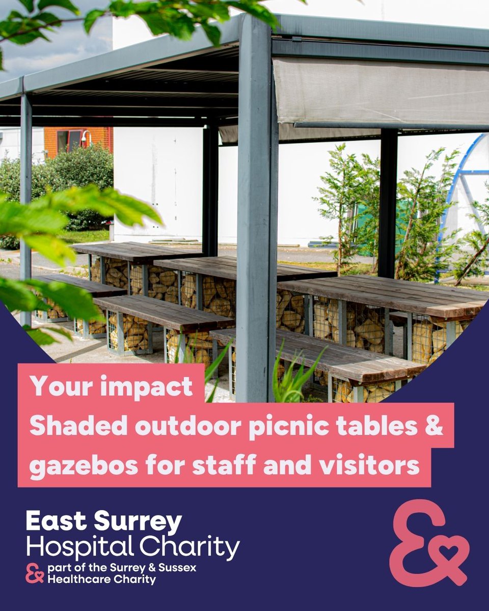 Surrey & Sussex Healthcare Charity (@sashcharity) on Twitter photo Blimey it's hot! If you're at East Surrey Hospital today, do check out the three large gazebos around the site. Funded by your donations to the charity and a grant from Your Fund Surrey <a href="/SurreyNews/">Surrey County Council News</a> supported by our local county councillors. #reigate #redhill #eastsurrey Blimey it's hot! If you're at East Surrey Hospital today, do check out the three large gazebos around the site. Funded by your donations to the charity and a grant from Your Fund Surrey <a href="/SurreyNews/">Surrey County Council News</a> supported by our local county councillors. #reigate #redhill #eastsurrey