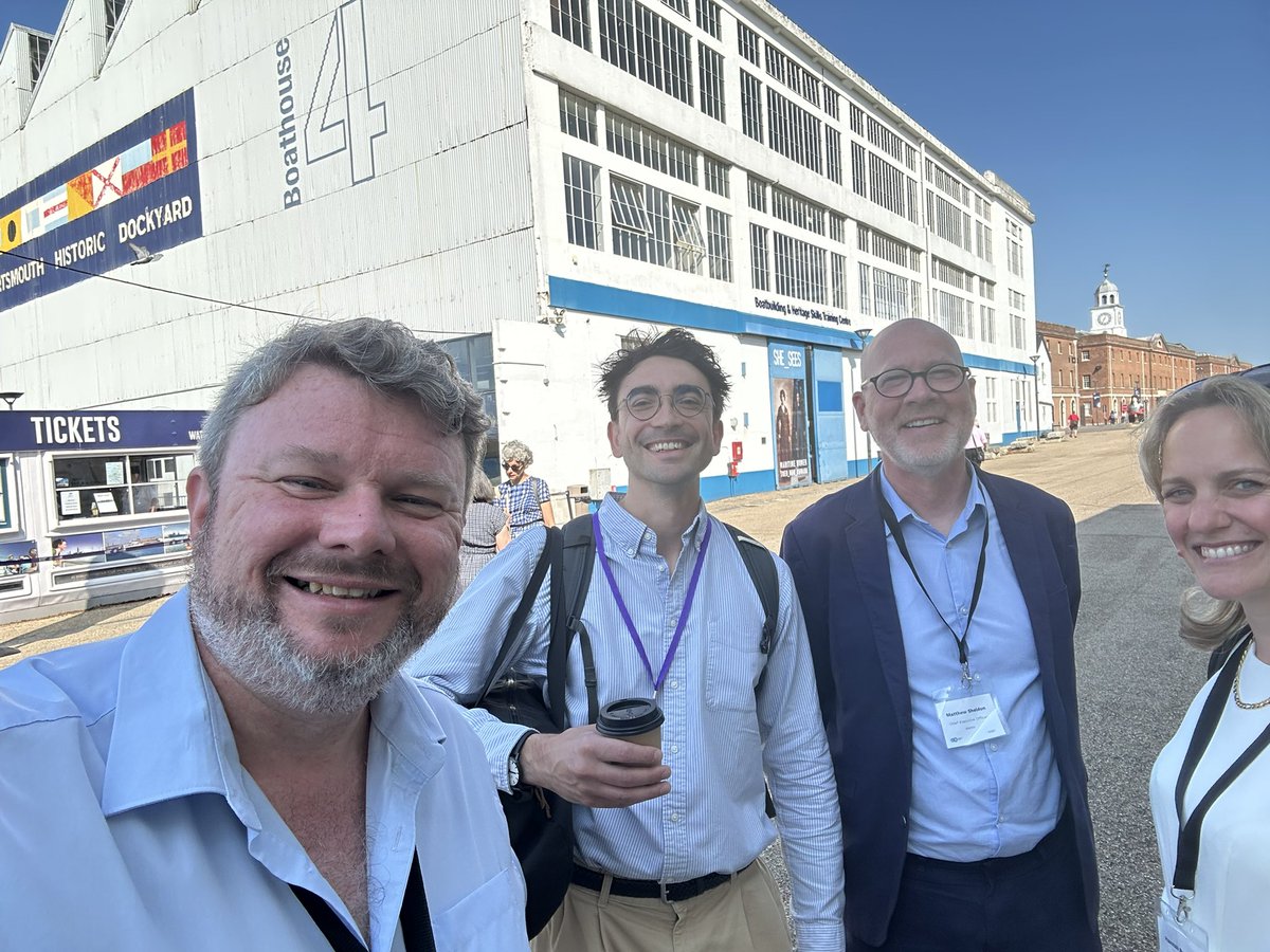 DominicJonesUK's tweet image. There is no way that @MaryRoseMuseum  could host @Aimuseums Museums #AIMConference without the help from @PortsmouthHQ @NatMuseumRN providing spaces and venues to delivering workshops, behind the scenes tours and so much more.This conference is a great example of collaboration.