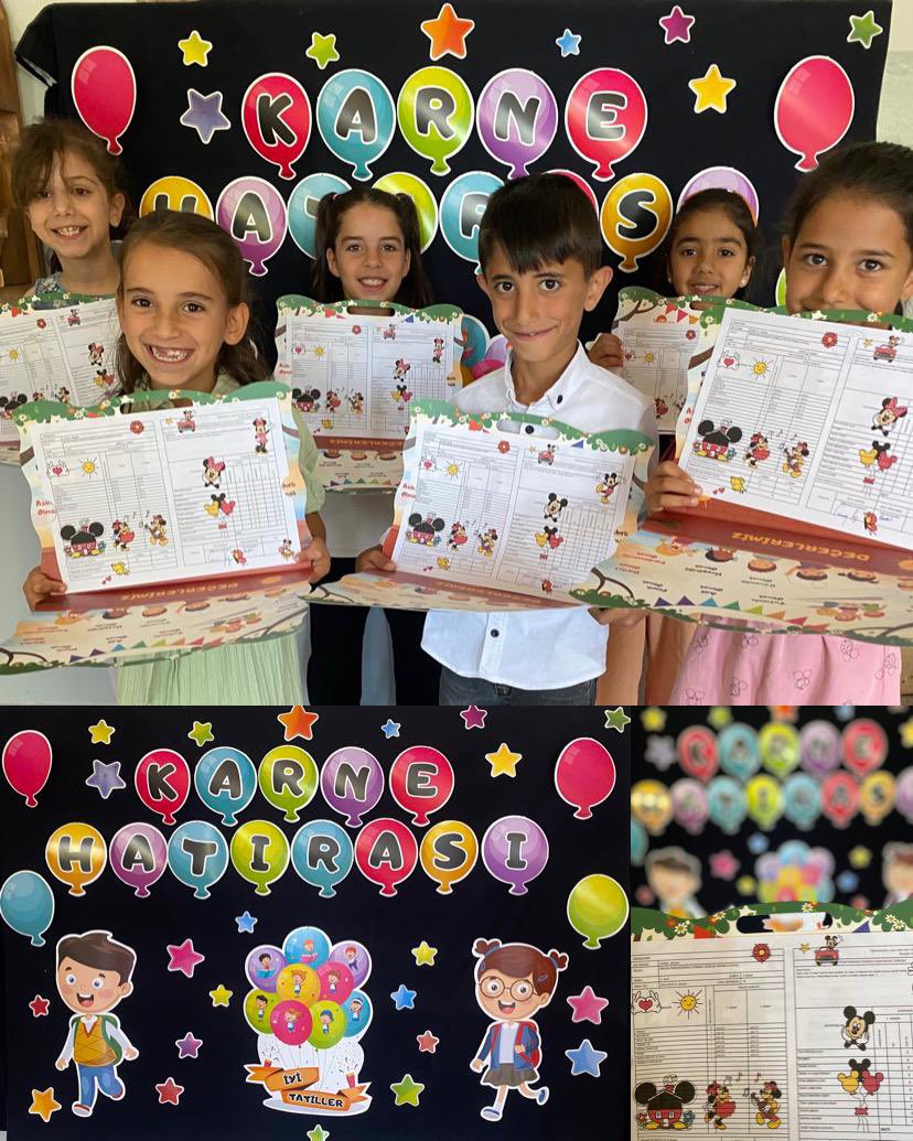 📚🎉 Karne sevinci bugün yüzlerdeydi!
Bir dönemin emeğiyle karnelerini alan öğrencilerimizi tebrik ediyoruz 👏
Mutlu, eğlenceli ve bol kitaplı bir yaz tatili olsun! ☀️📖