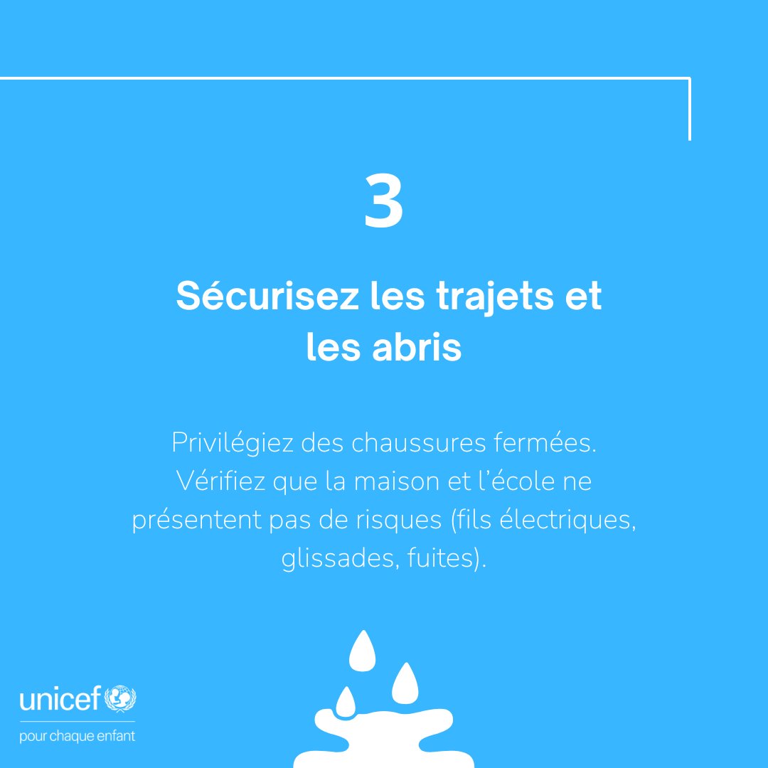UNICEF Côte d'Ivoire (@unicef_civ) on Twitter photo 🌧️ Saison des pluies = vigilance pour nos enfants !
Inondations, maladies, dangers…
👉 Découvre 3 gestes simples à adopter pour protéger les enfants.
Pour plus d'infos, envoie PLUIE au 1366 💙
<a href="/sodexam/">SODEXAM</a> <a href="/jeffbasse/">Jean Francois Basse</a> <a href="/JLMoulot/">Jean-Louis Moulot</a> <a href="/Gouvciofficiel/">Gouvernement de Côte d'Ivoire</a>
#PourChaqueEnfant 🌧️ Saison des pluies = vigilance pour nos enfants !
Inondations, maladies, dangers…
👉 Découvre 3 gestes simples à adopter pour protéger les enfants.
Pour plus d'infos, envoie PLUIE au 1366 💙
<a href="/sodexam/">SODEXAM</a> <a href="/jeffbasse/">Jean Francois Basse</a> <a href="/JLMoulot/">Jean-Louis Moulot</a> <a href="/Gouvciofficiel/">Gouvernement de Côte d'Ivoire</a>
#PourChaqueEnfant