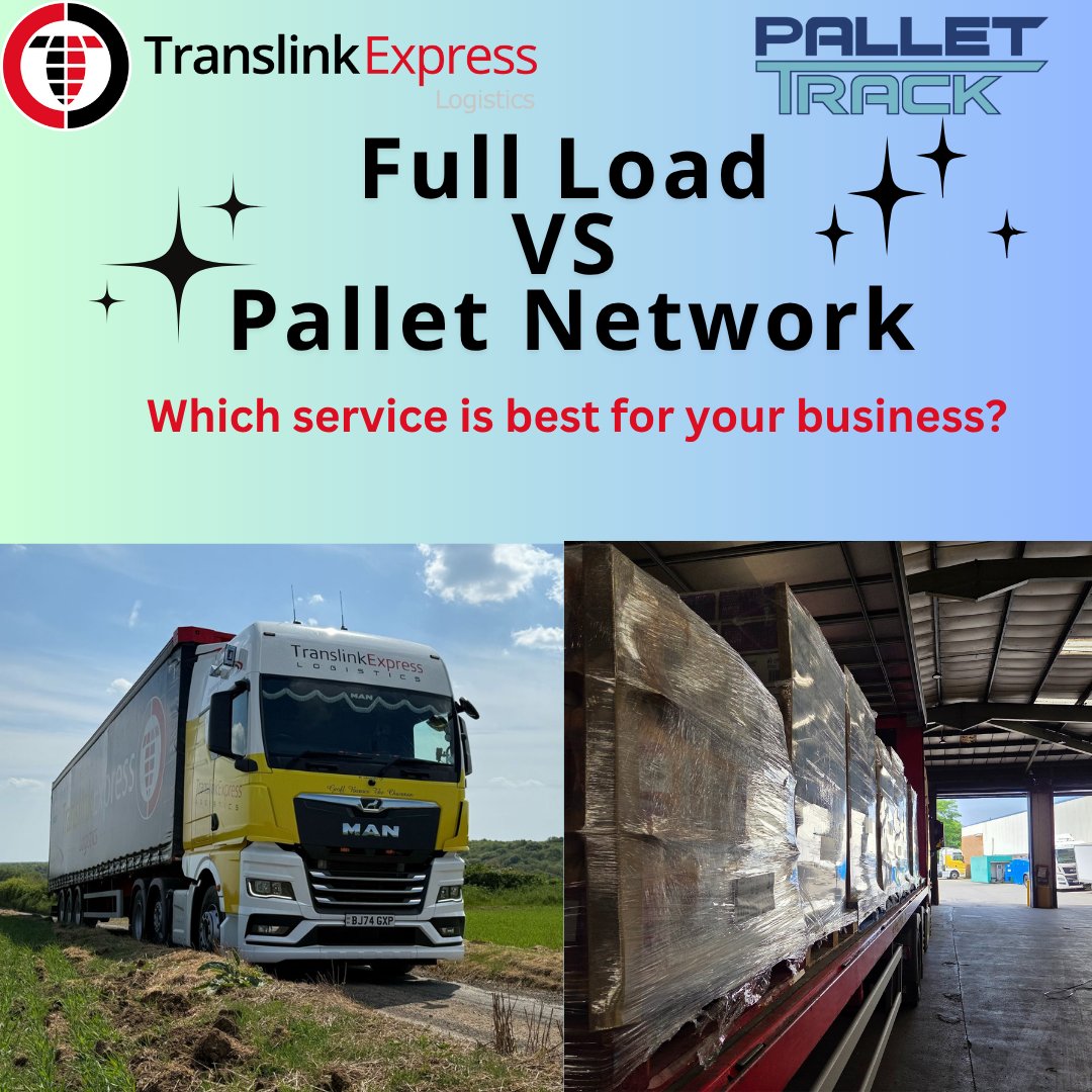🚚 Dedicated Load vs Pallet Network – which suits your business?

🔹 Dedicated = fast, secure, ideal for full or fragile loads
🔸 Pallet Network = cost-effective for small volumes

Need help chosing the right fit for your business? Give us a call on 👉 0116 275 1555